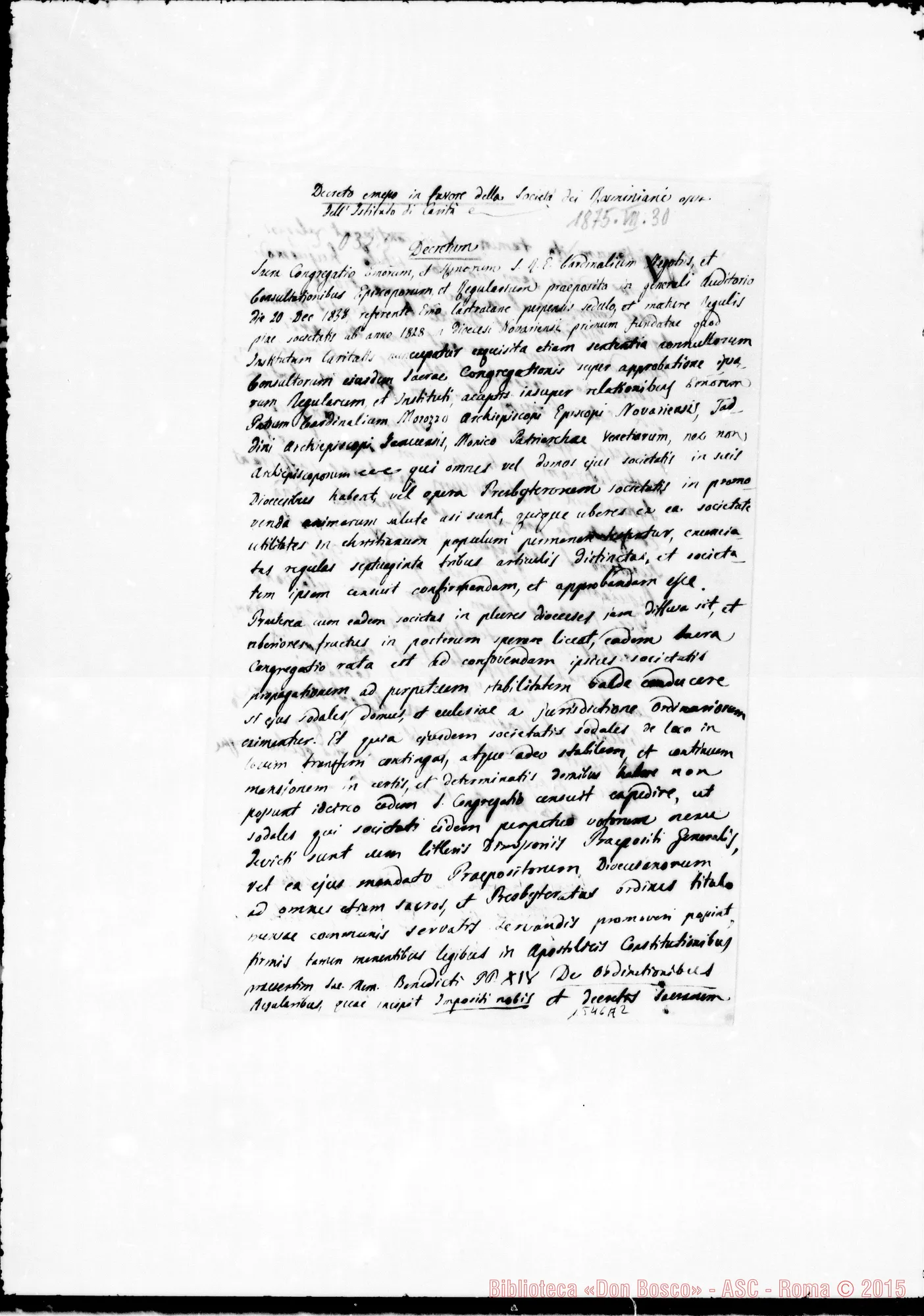 Fotogramma A 2 — » ». Allegato