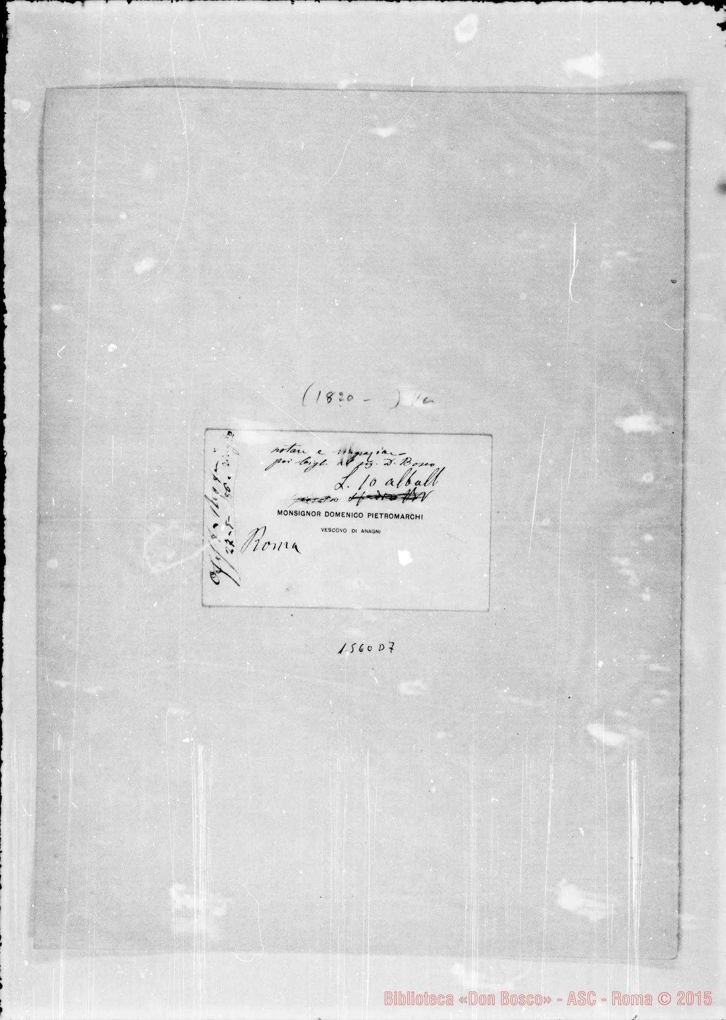 Fotogramma D 7 — Pietromarchi Domenico