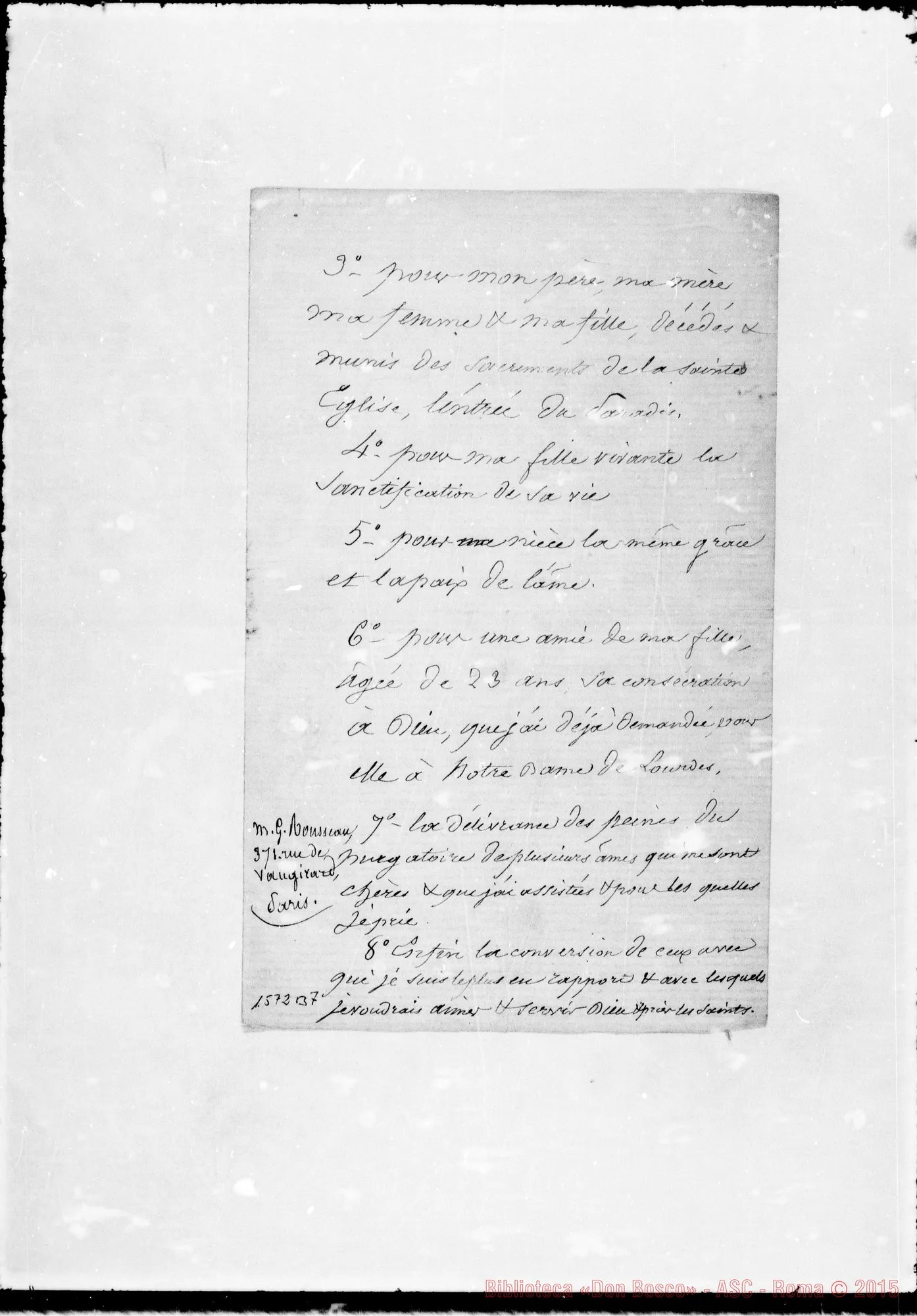 Fotogramma B 7 — Rousseau G.
