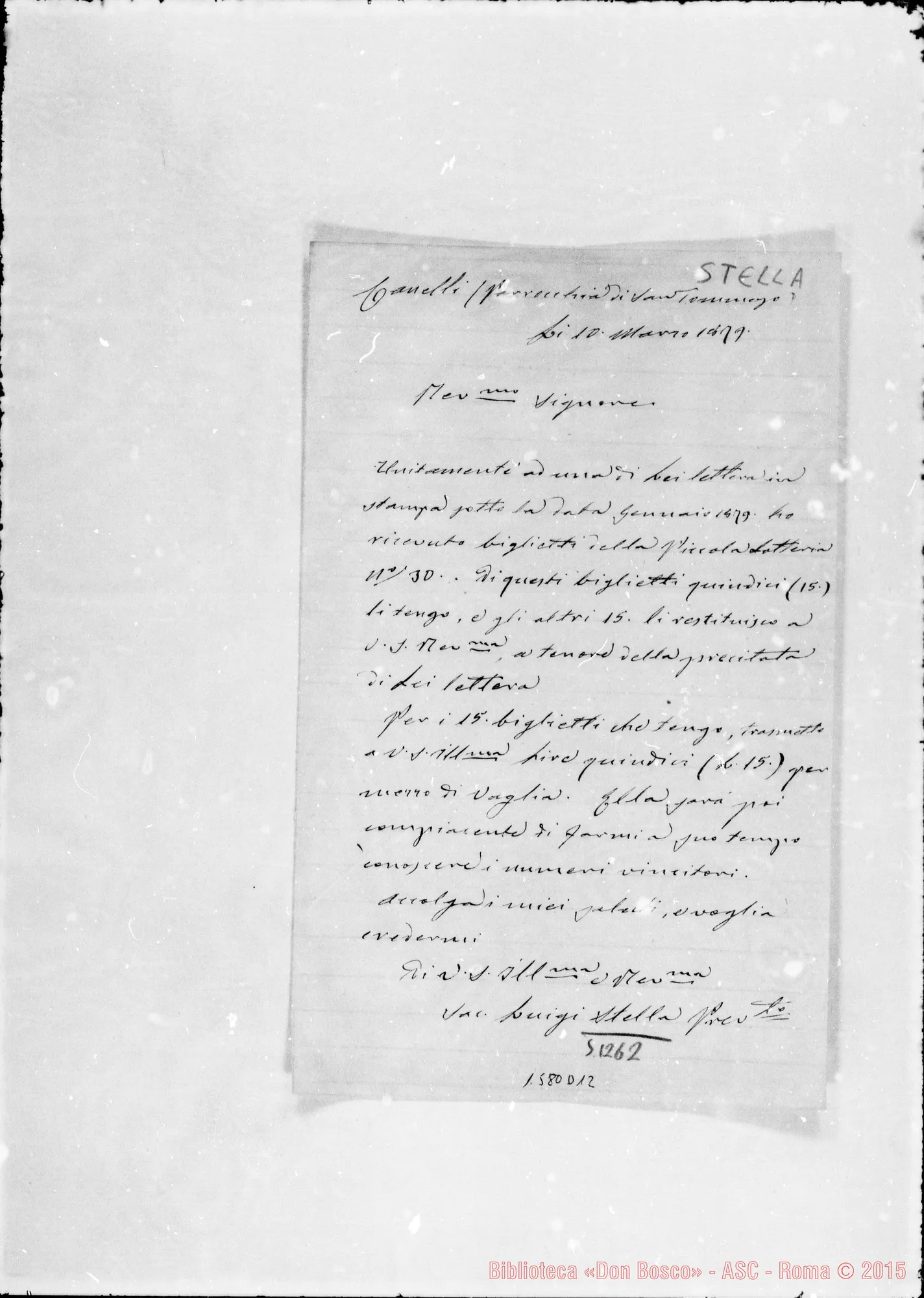 Fotogramma D 12 — Stella Luigi