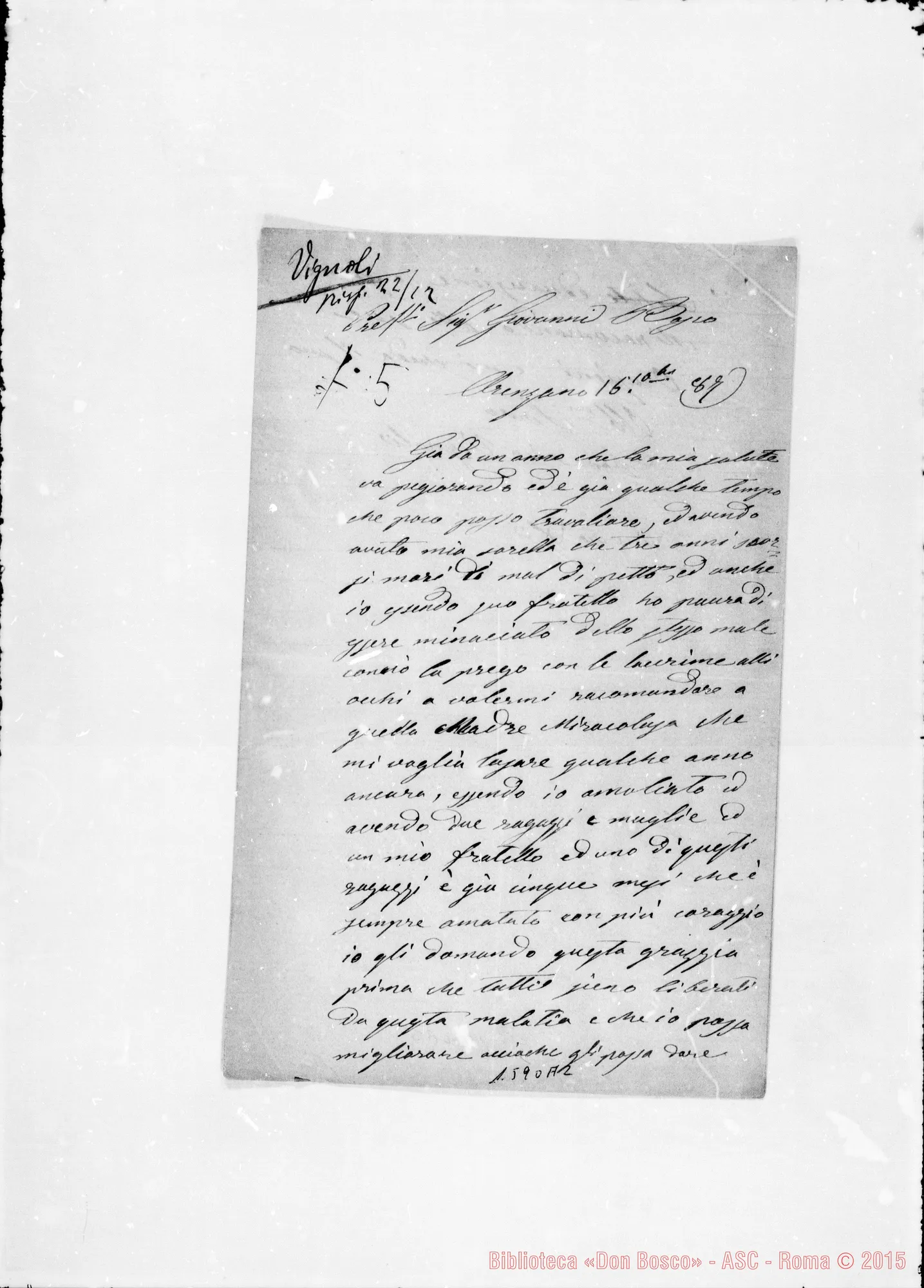 Fotogramma A 2 — Vignoli Domenico