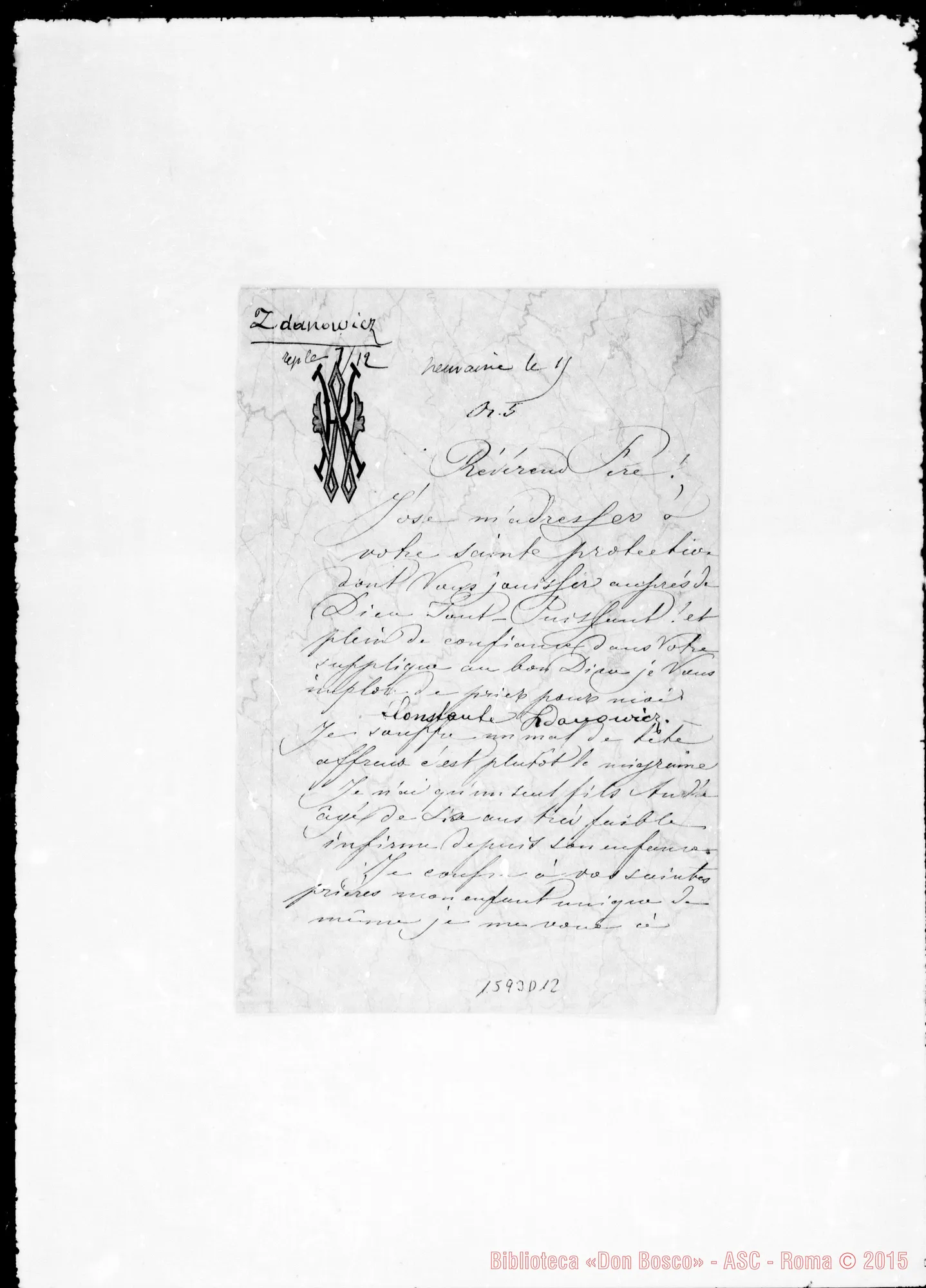 Fotogramma D 12 — Zdanowicz Constante