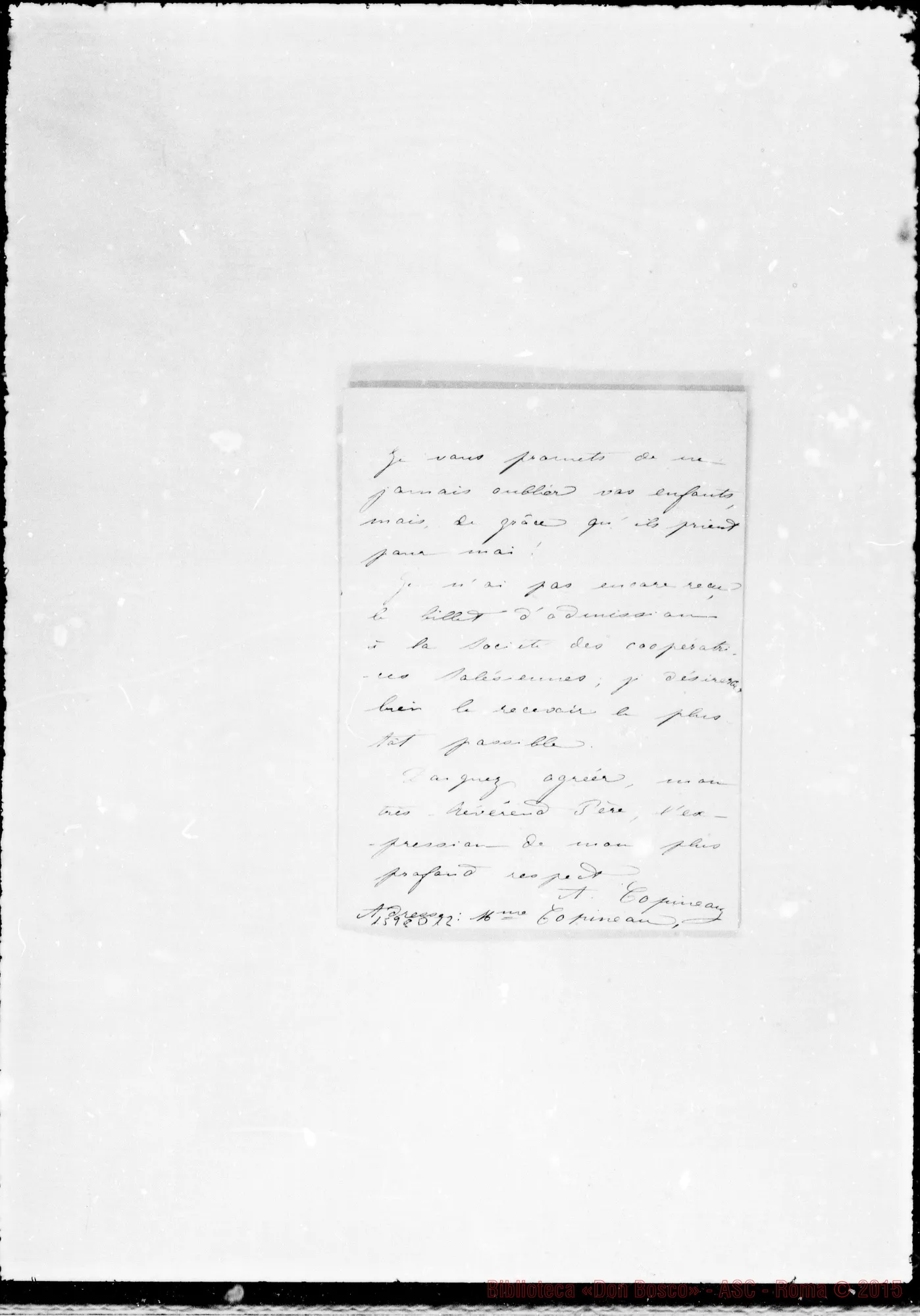 Fotogramma D 12 — Copineau