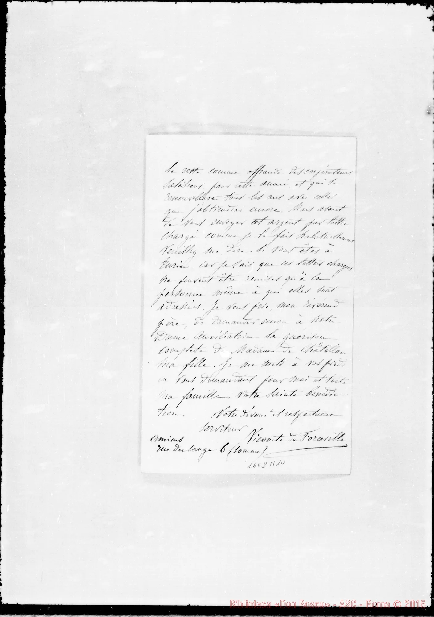 Fotogramma A 10 — Forceville, Vicomte de