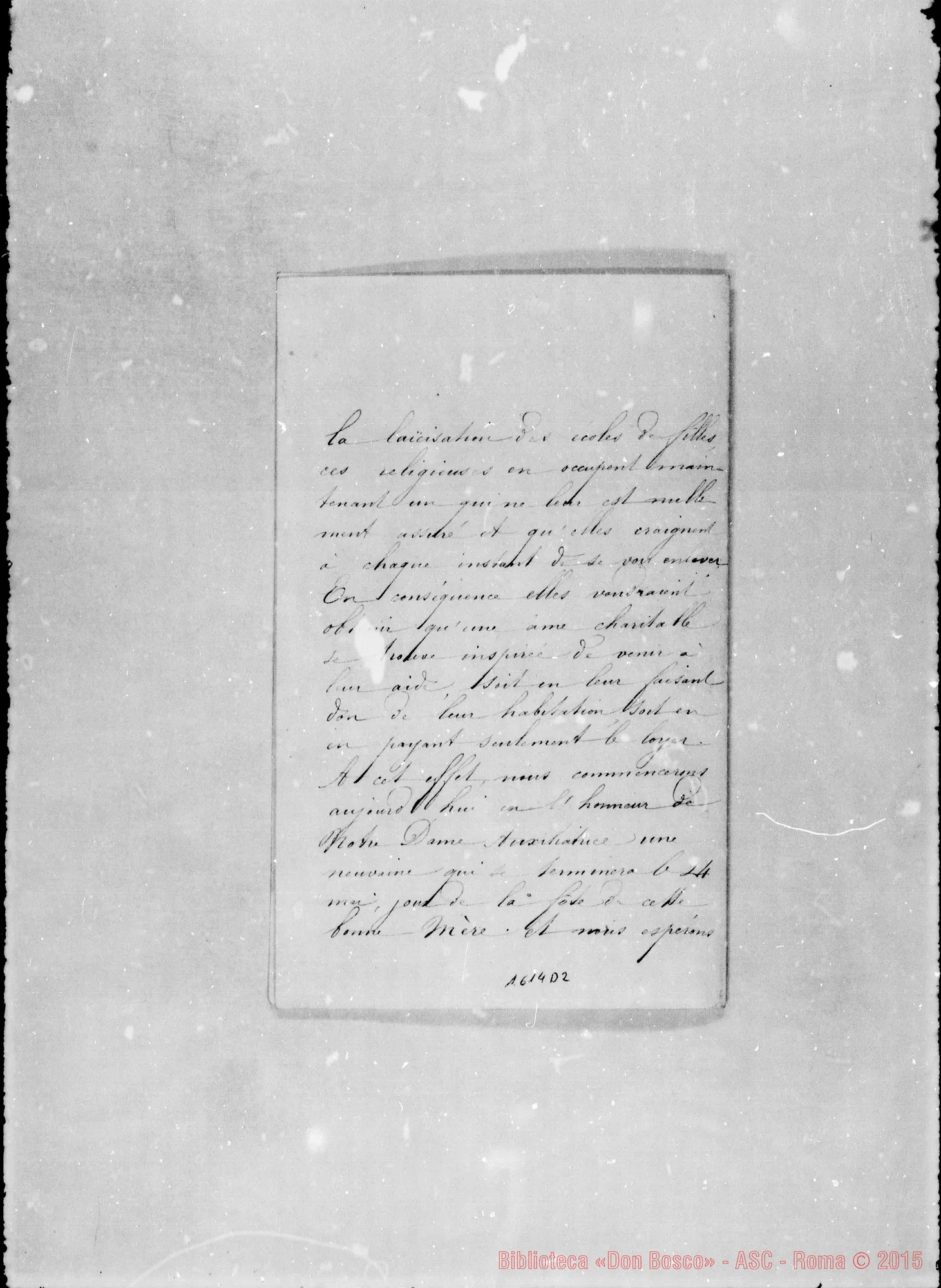 Fotogramma D 2 — Provvidenza: S. Bolliard