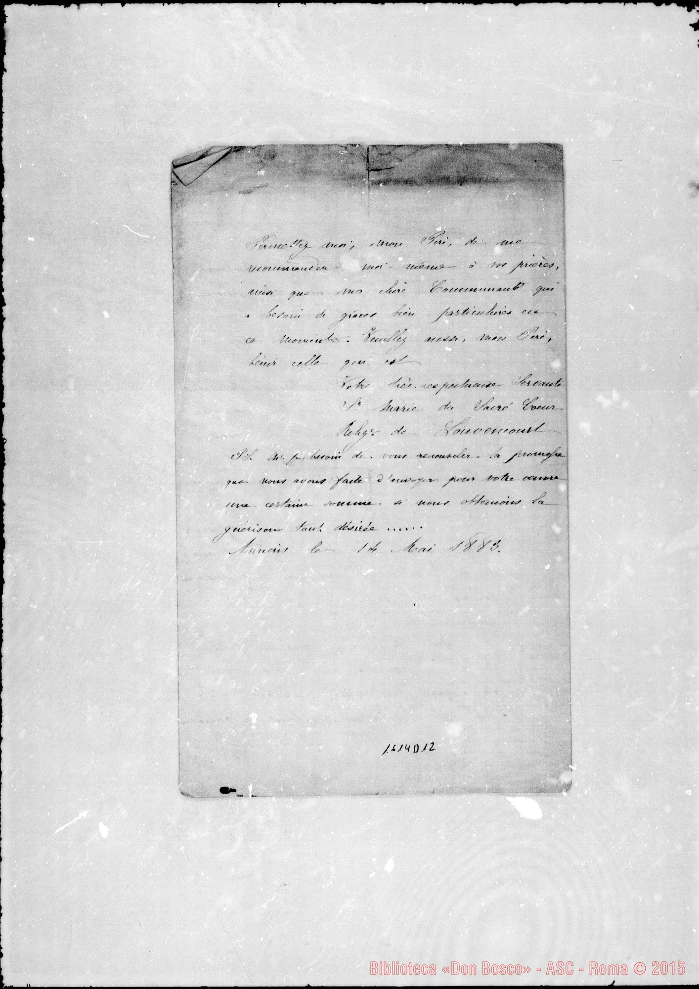 Fotogramma D 12 — Sacro Cuore Amiens: S. Marie