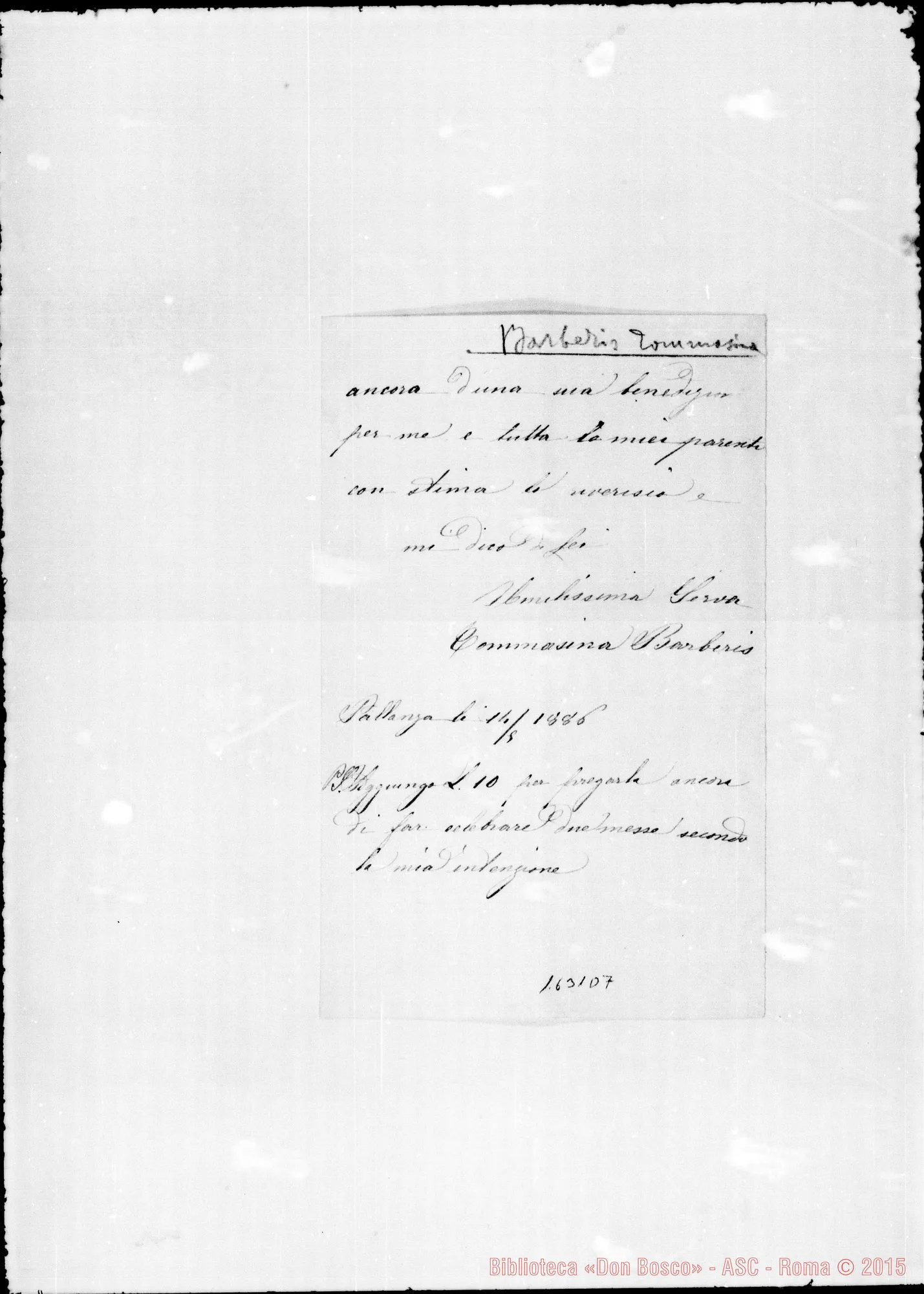 Fotogramma D 7 — Barberis Tommasina