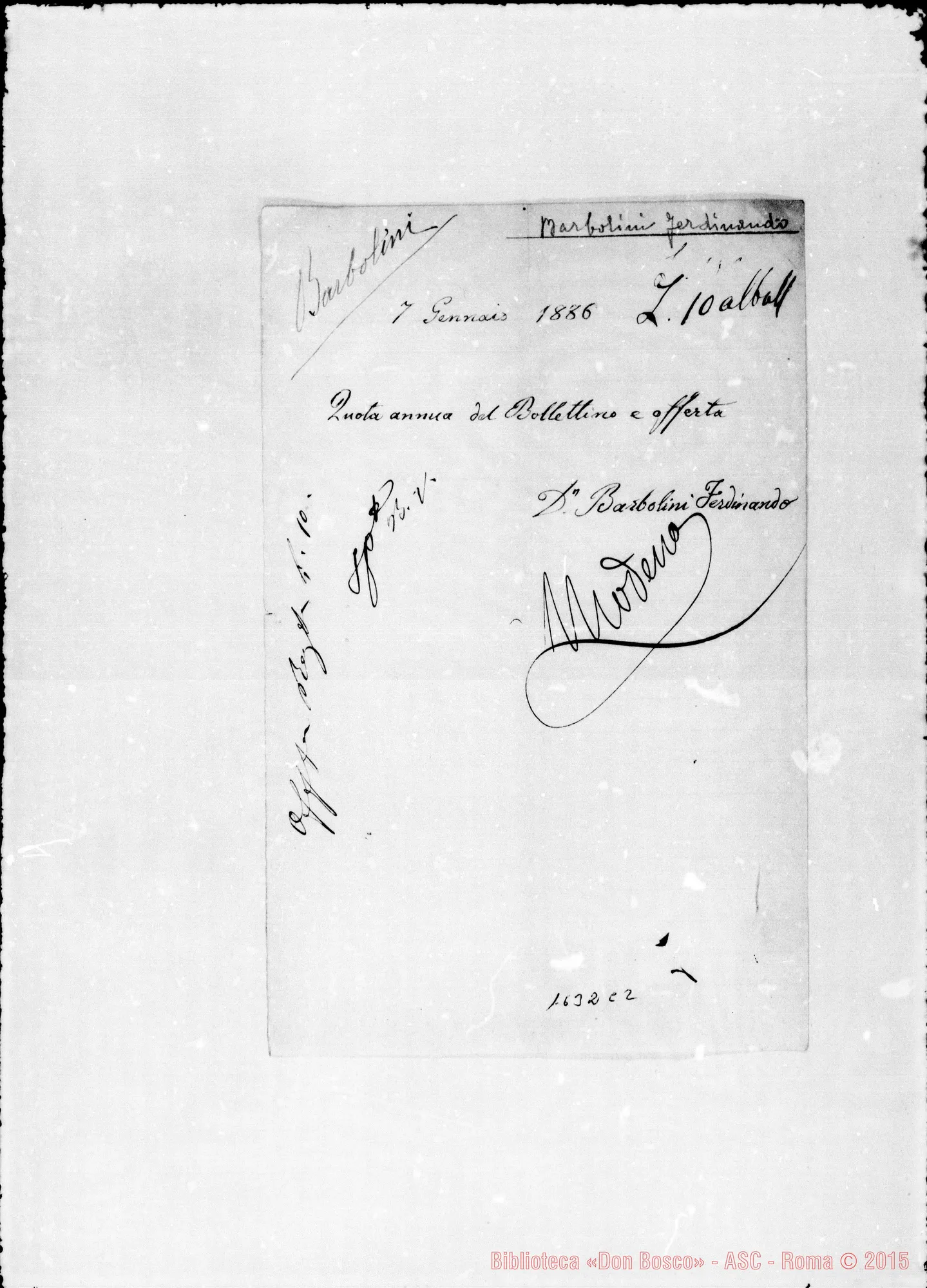 Fotogramma C 2 — Barbolini Ferdinando