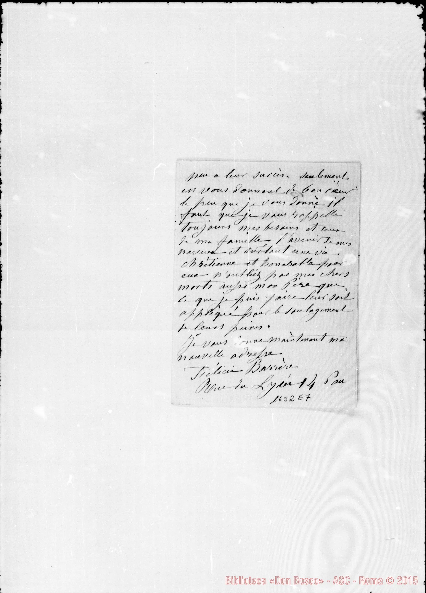 Fotogramma E 7 — Barrère Felicie