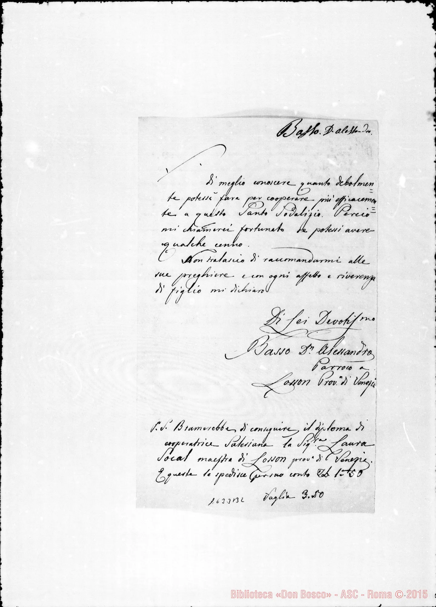 Fotogramma B 2 — Basso Alessandro-Bosco