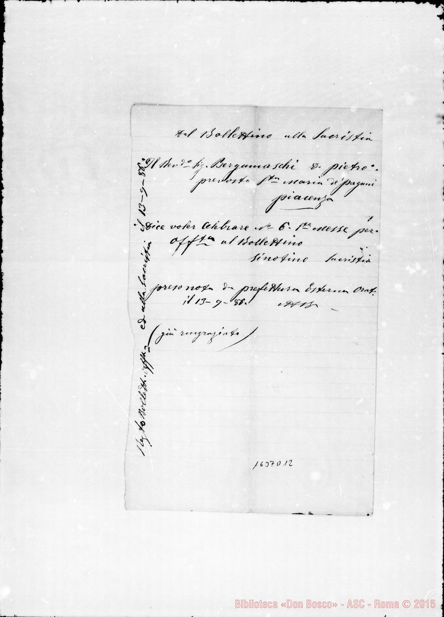 Fotogramma D 12 — Bergamaschi Pietro