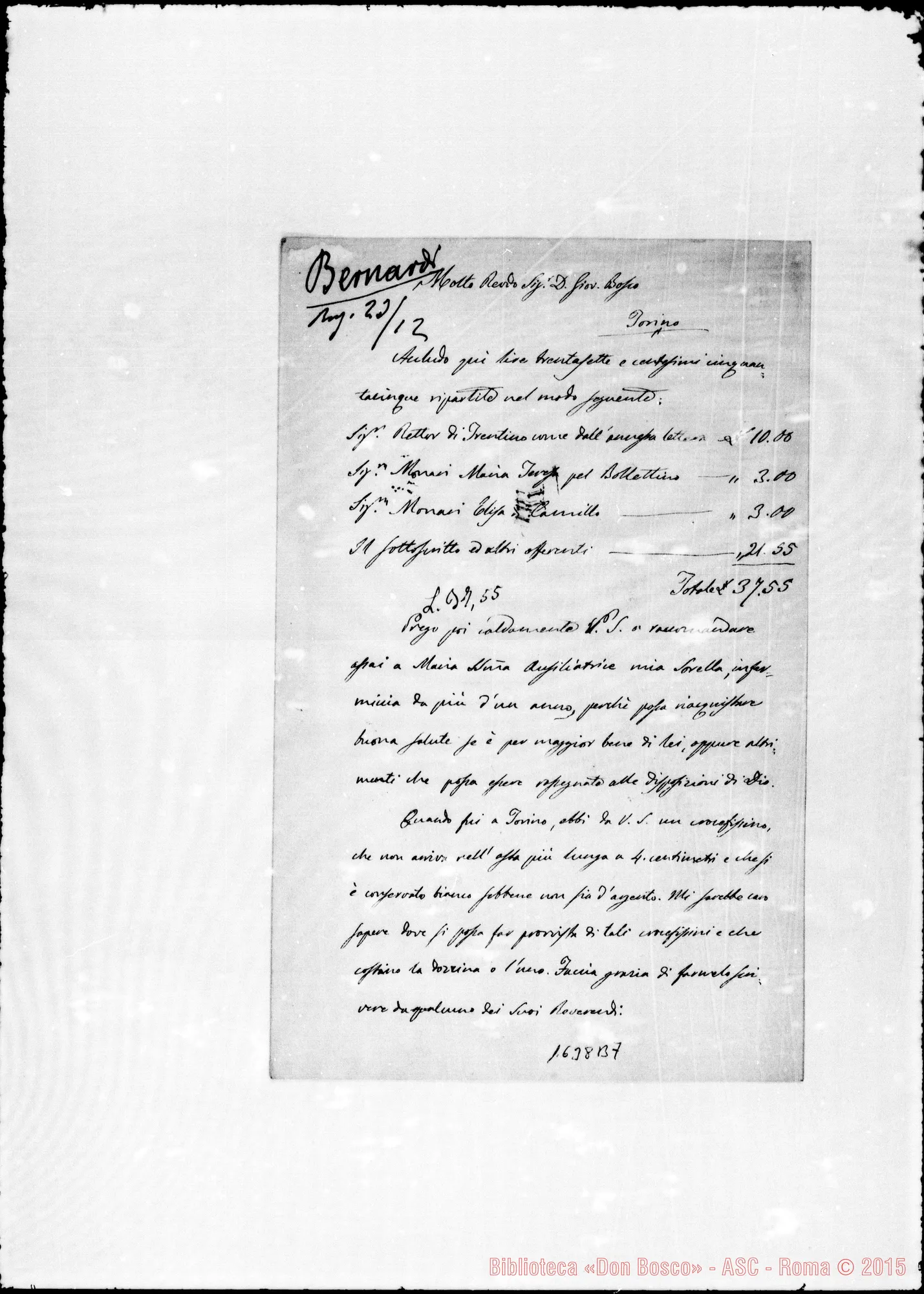 Fotogramma B 7 — Bernardi Vincenzo-Bosco