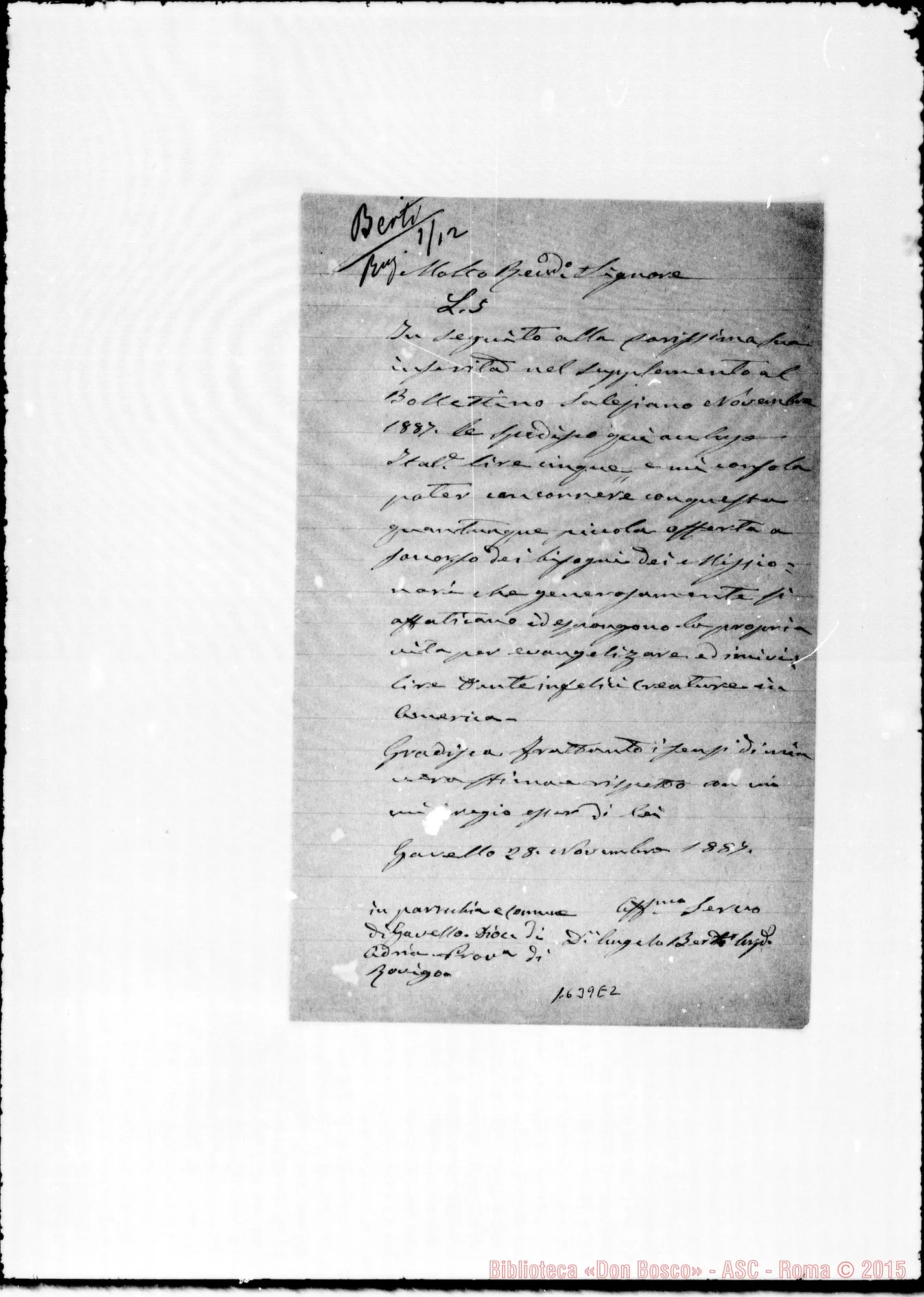 Fotogramma E 2 — Berti Angelo-Bosco
