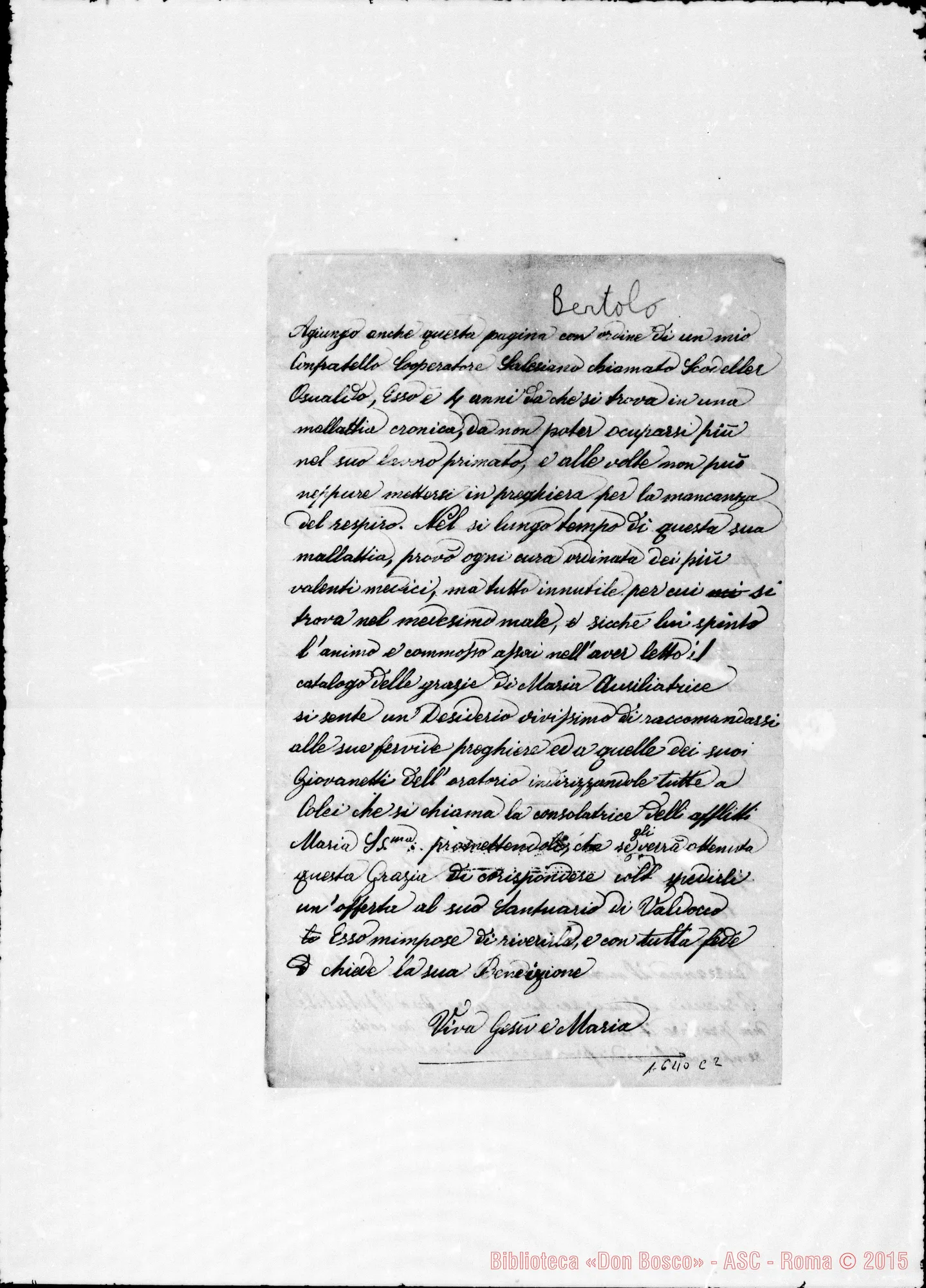 Fotogramma C 2 — Bertolo Antonio-Bosco