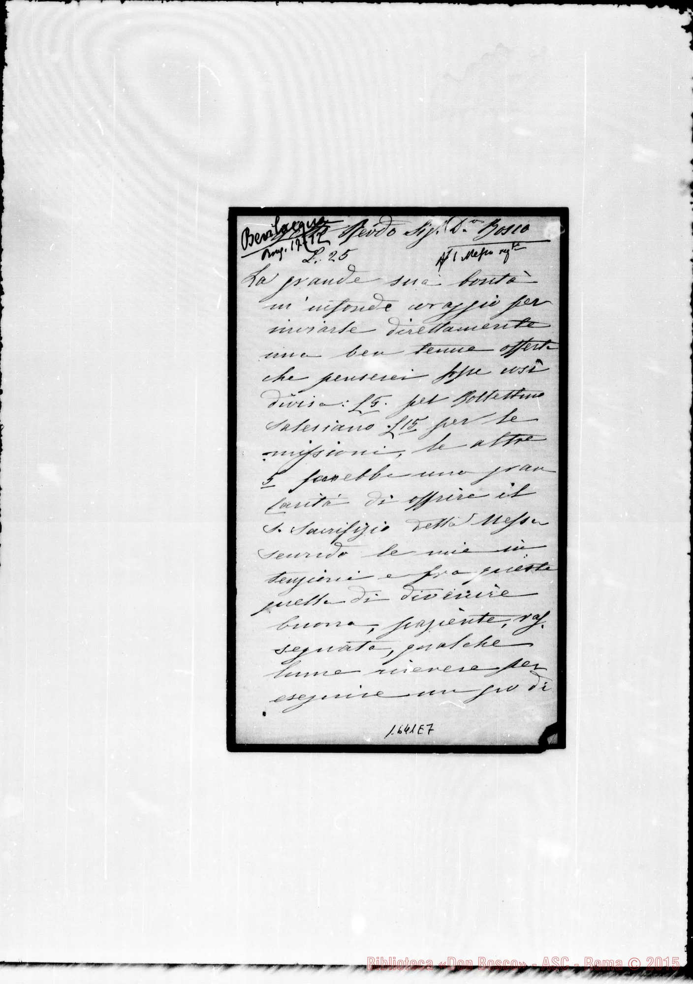 Fotogramma E 7 — Bevilacqua Laura-Bosco