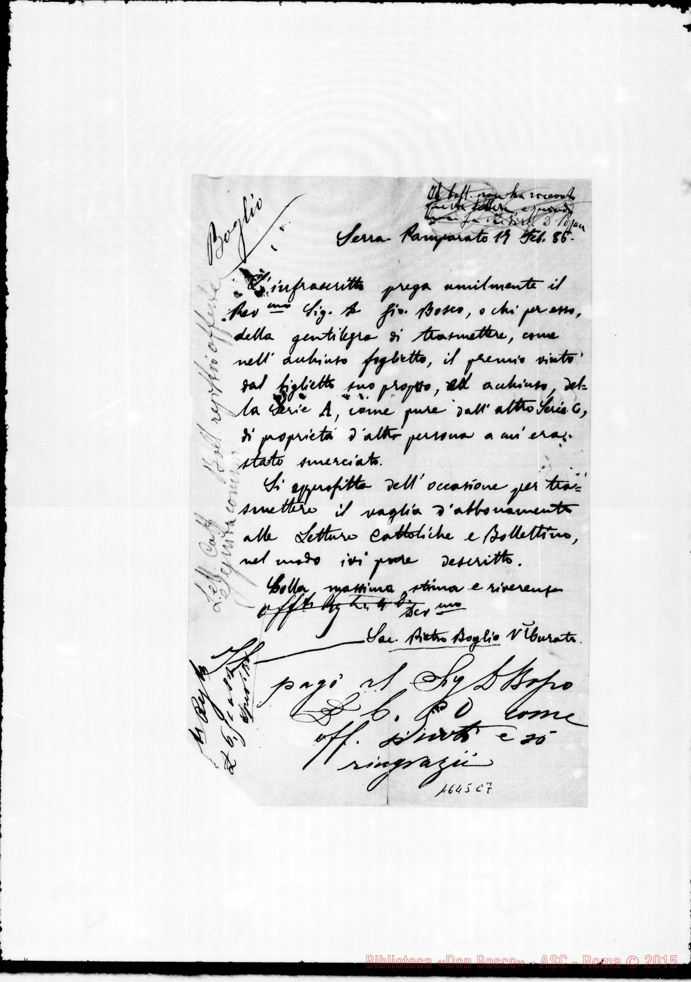 Fotogramma C 7 — Boglio Pietro