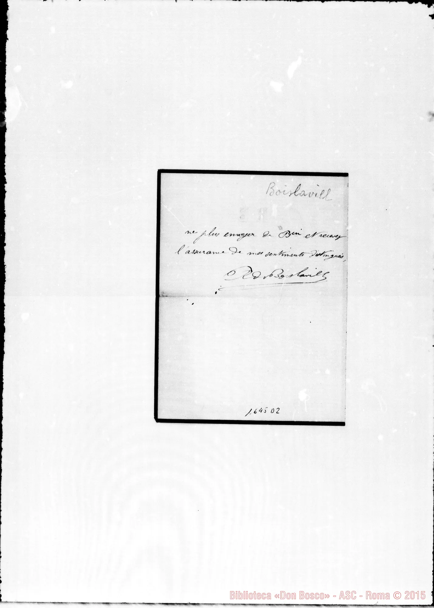 Fotogramma D 2 — Boislavill