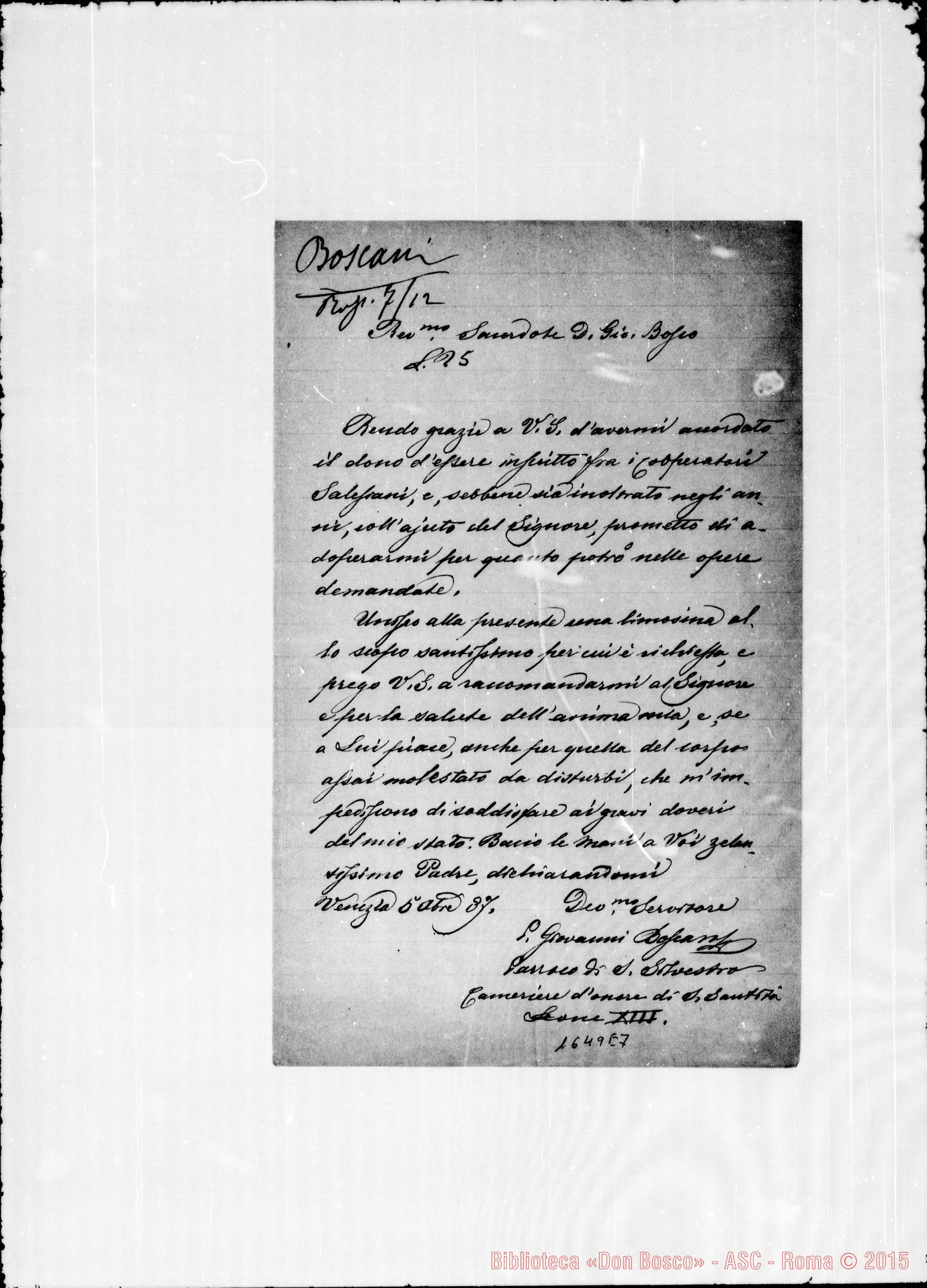 Fotogramma E 7 — Boscan Giovanni-Bosco