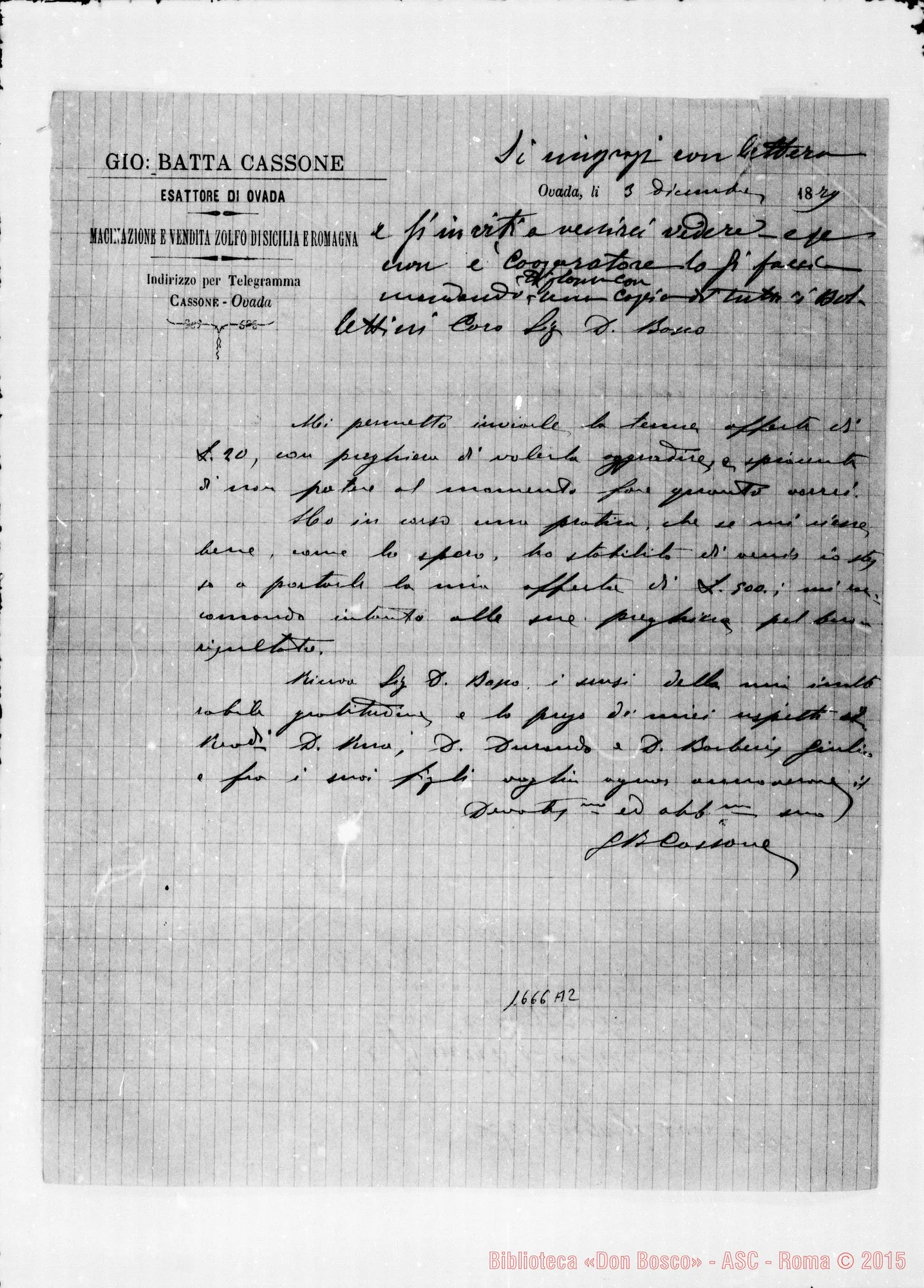 Fotogramma A 2 — Cassone Giov. Battista-Bosco