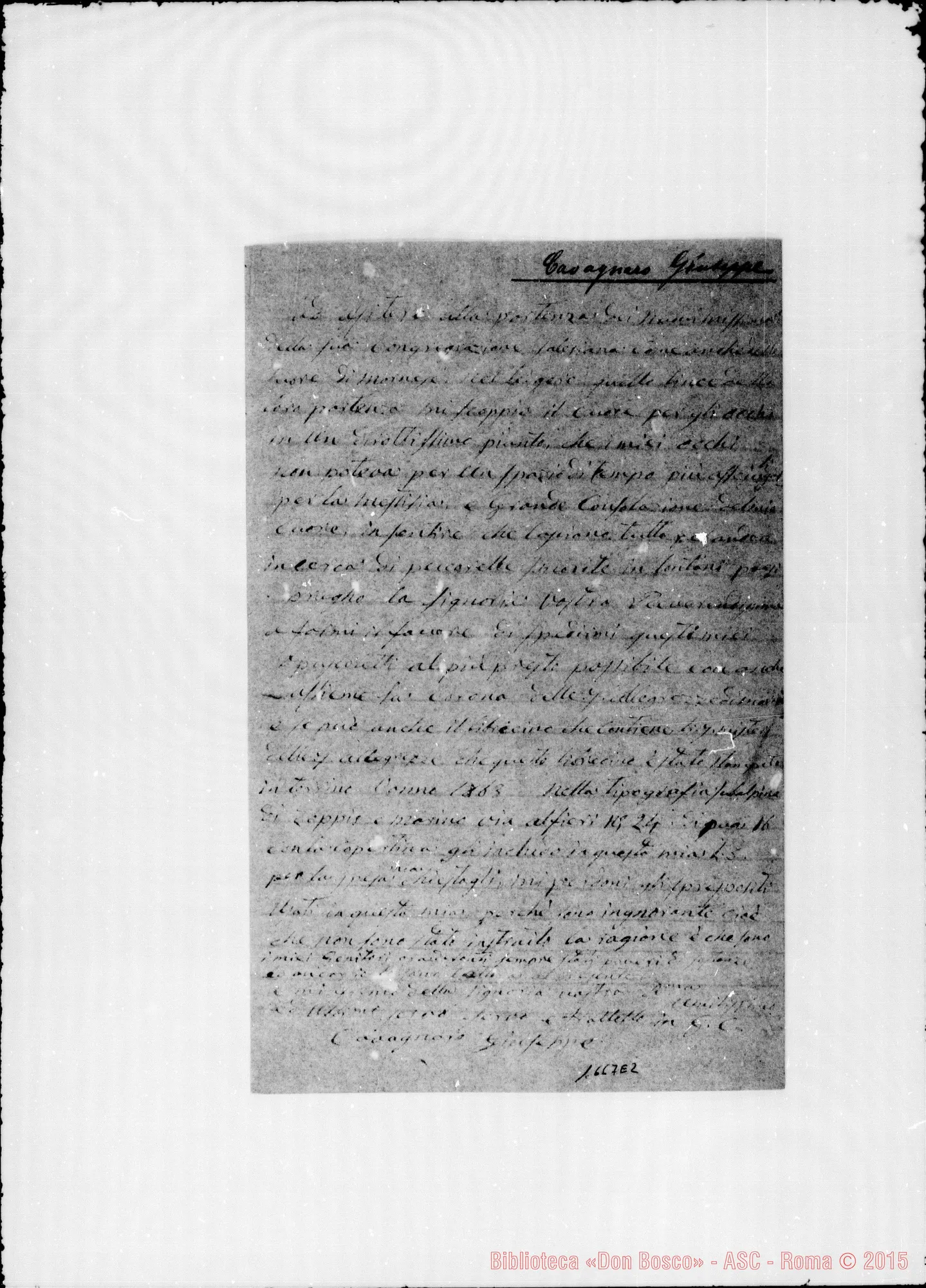 Fotogramma E 2 — Cavagnaro Giuseppe