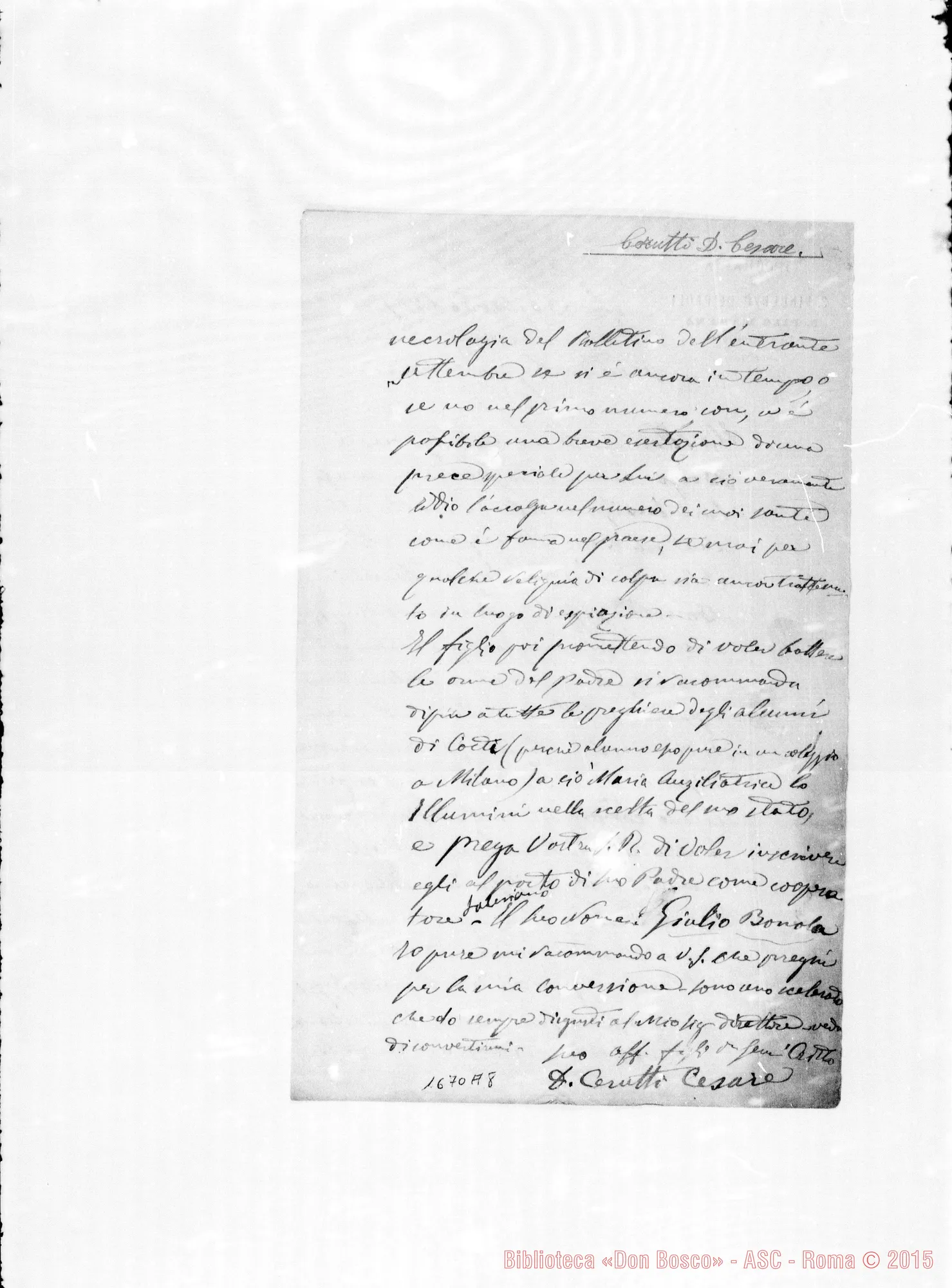 Fotogramma A 8 — Cerutti Cesare-Bonetti