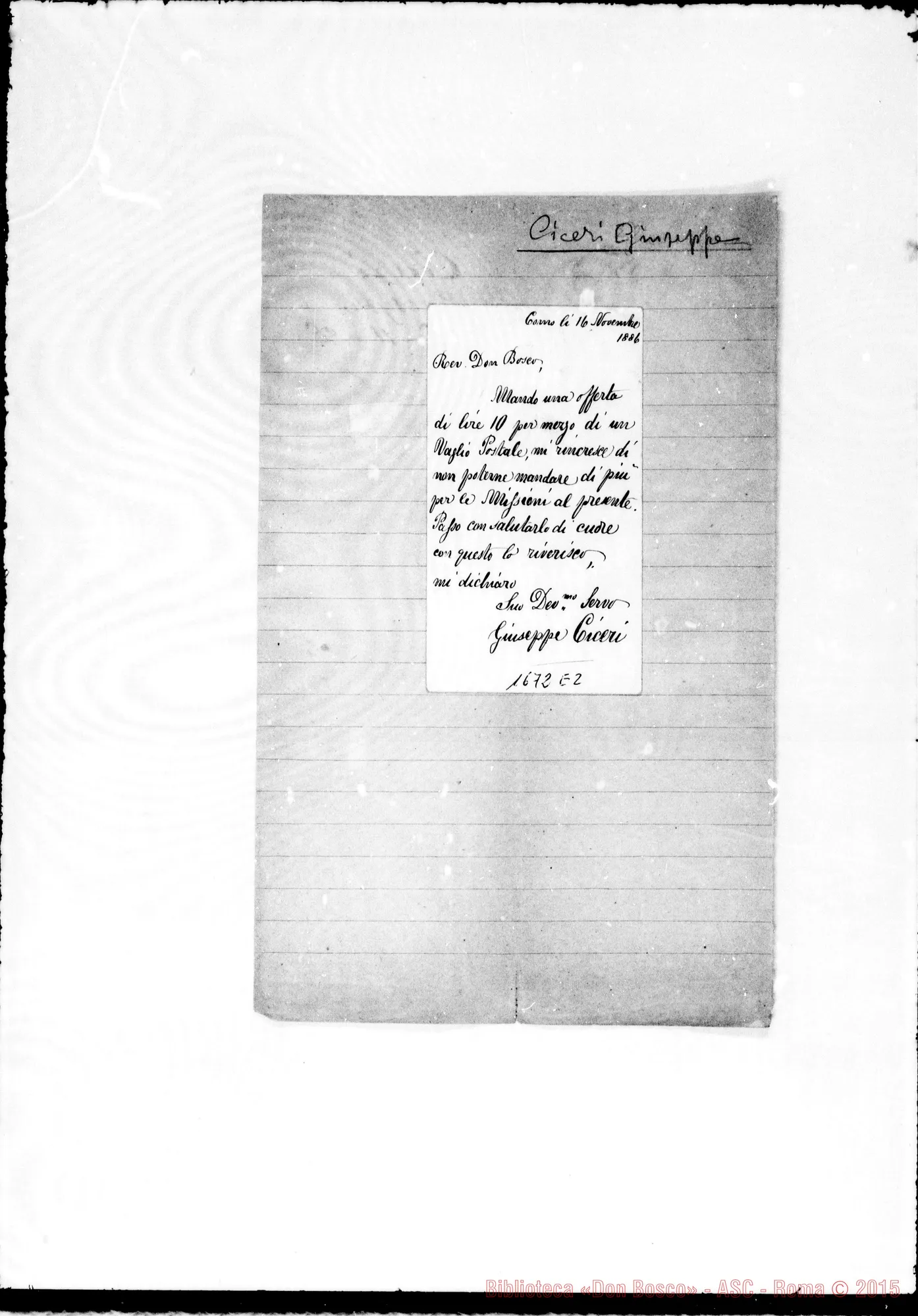 Fotogramma E 2 — Ciceri Giuseppe-Bosco