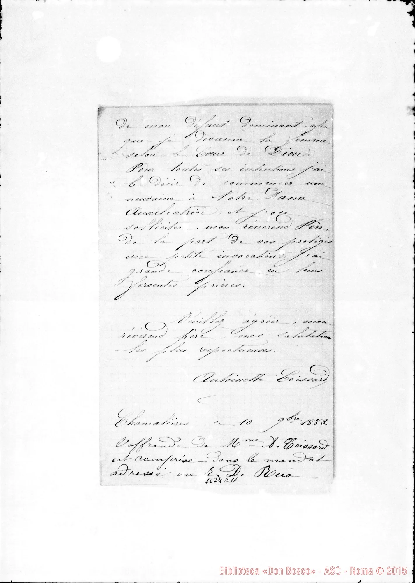 Fotogramma C 11 — Coissard Antoinette