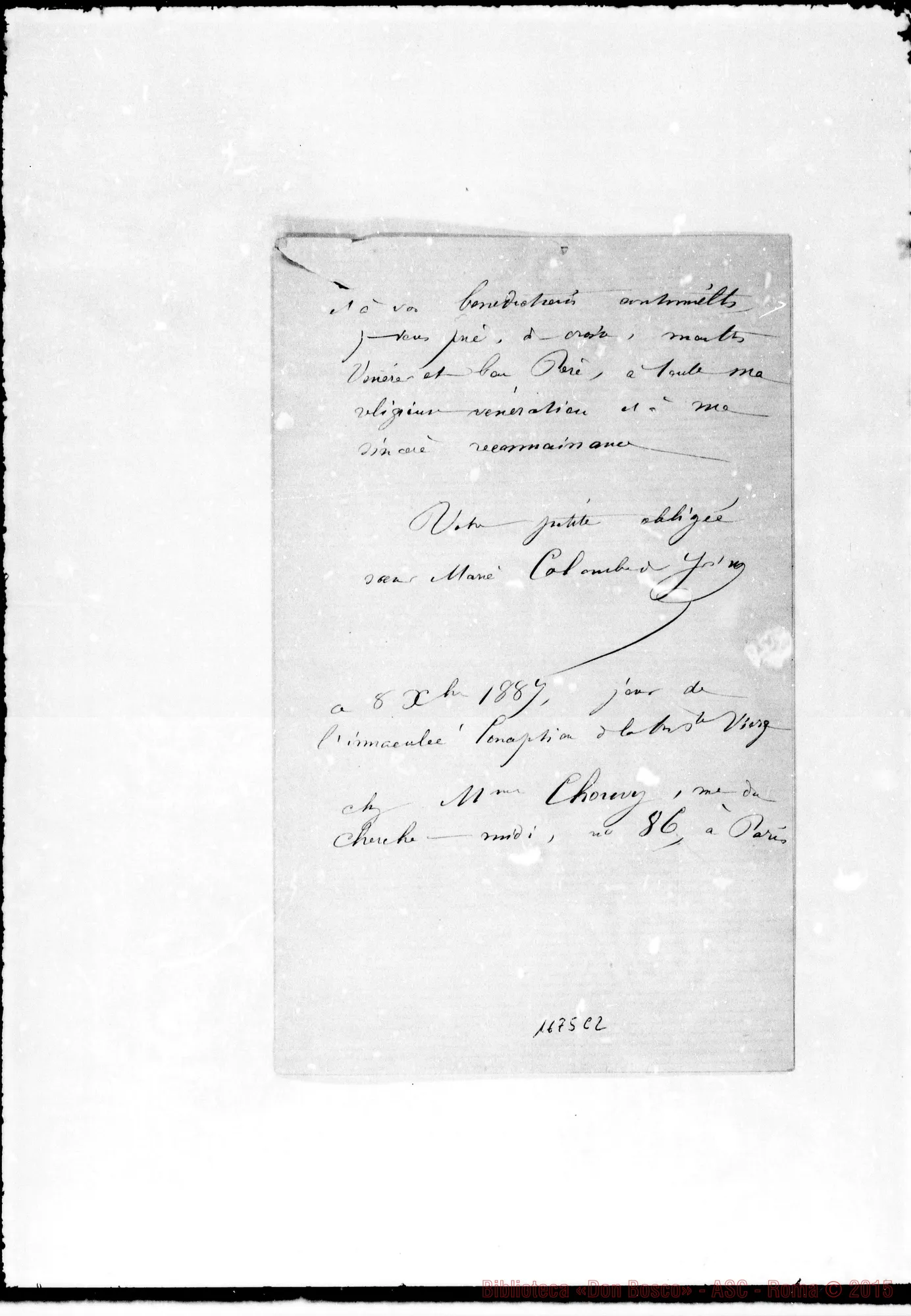 Fotogramma C 2 — Colombe Marie