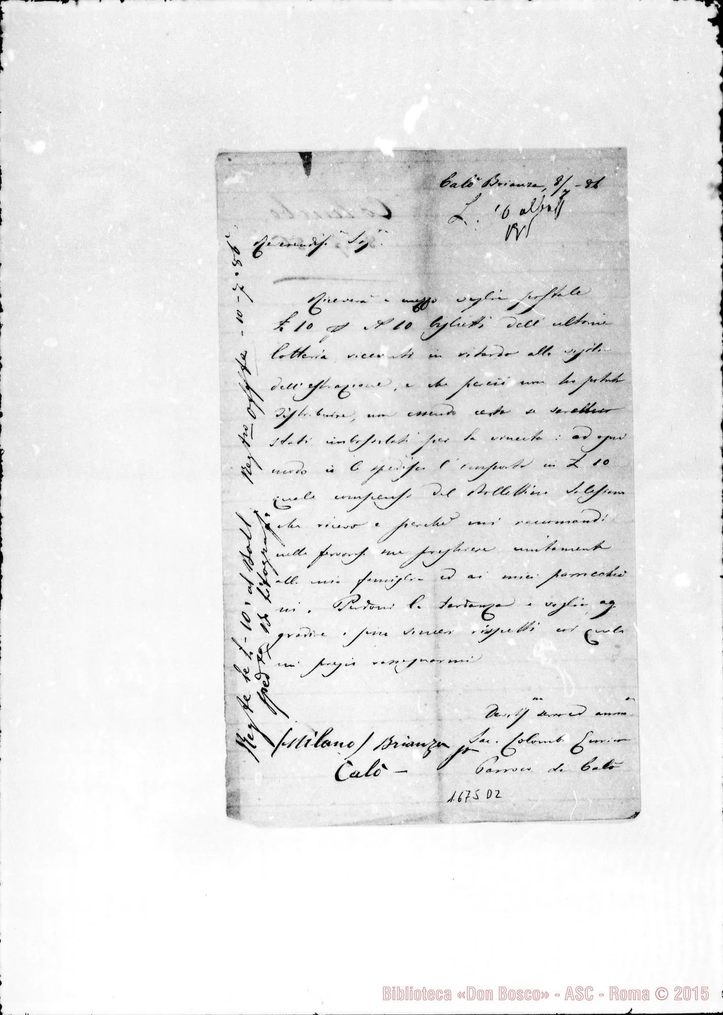 Fotogramma D 2 — Colombo Enrico