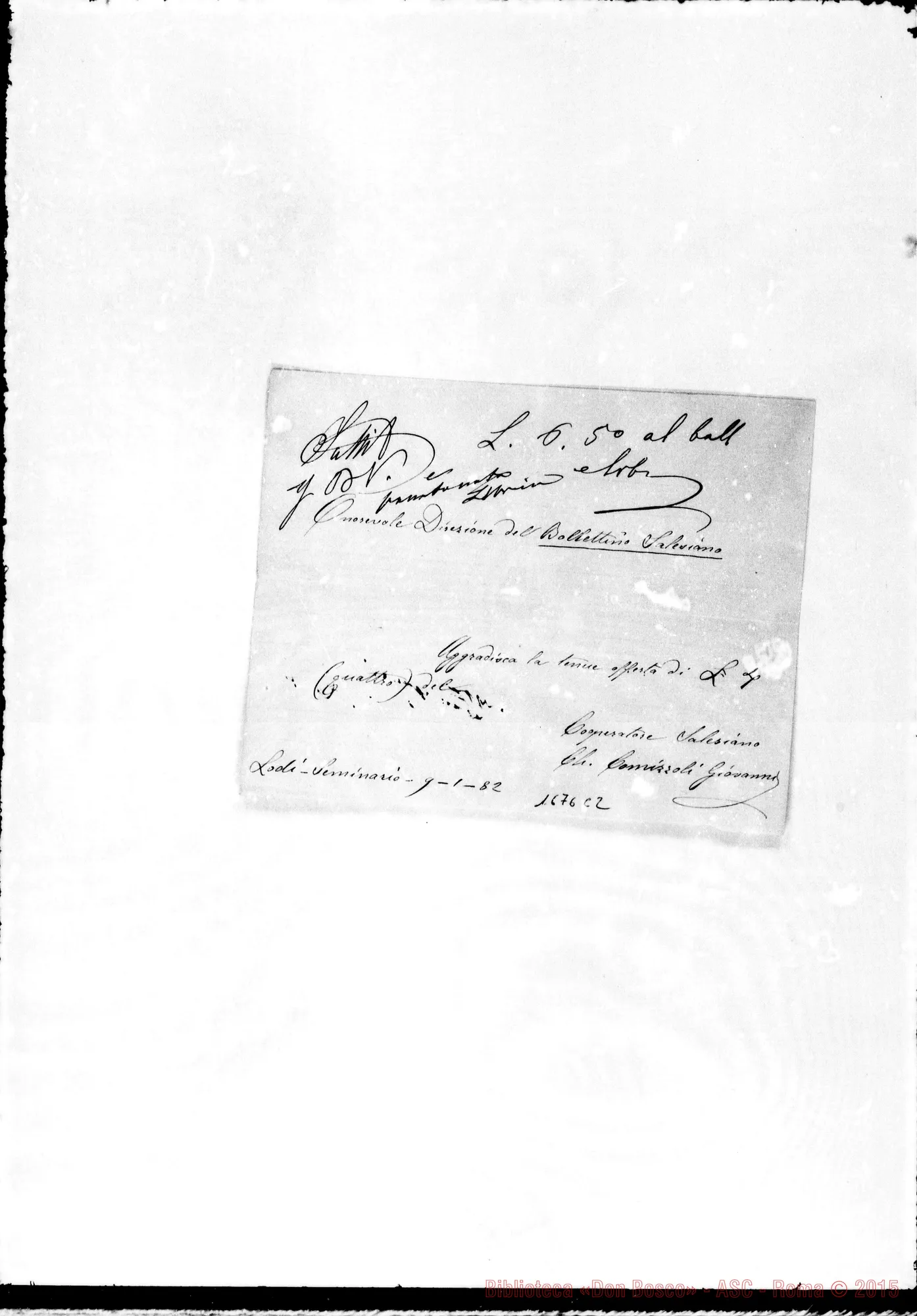 Fotogramma C 2 — Comizzoli Giovanni