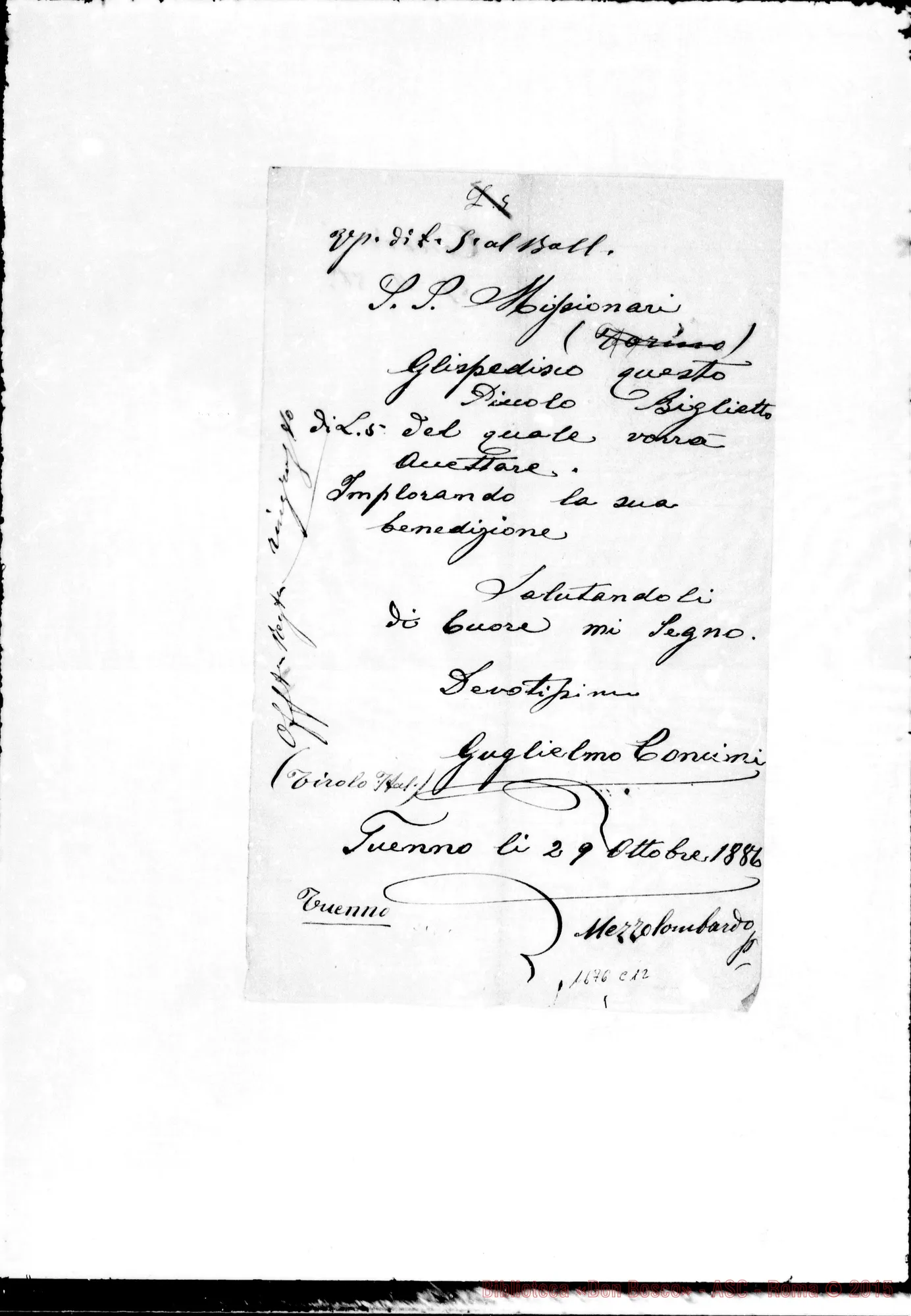 Fotogramma C 12 — Concini Guglielmo