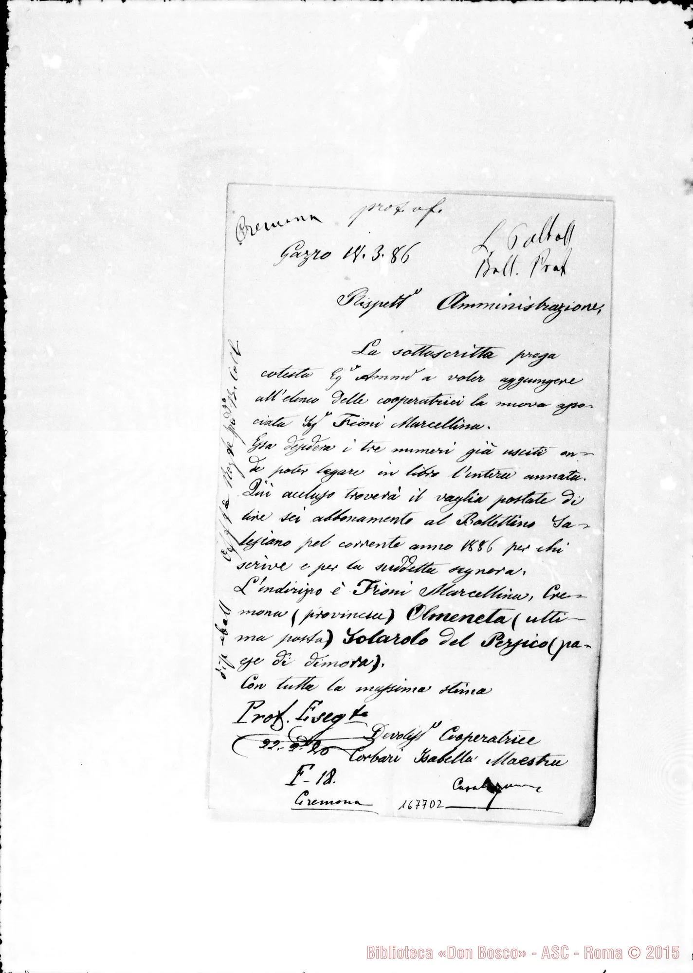 Fotogramma D 2 — Corbari Isabella