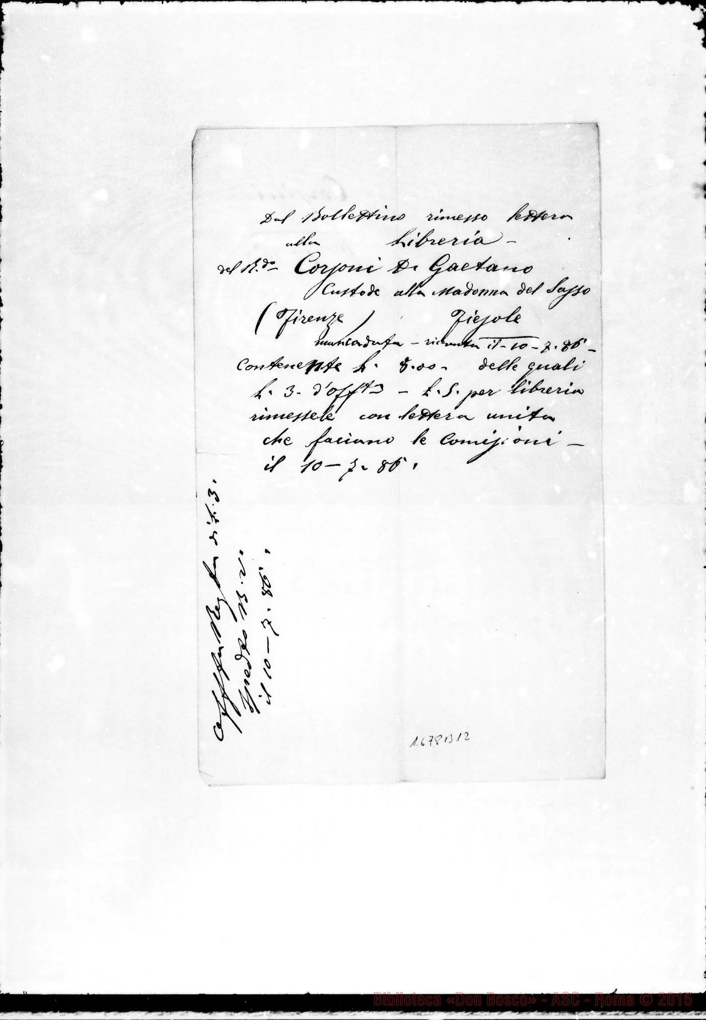 Fotogramma B 12 — Corsoni Gaetano
