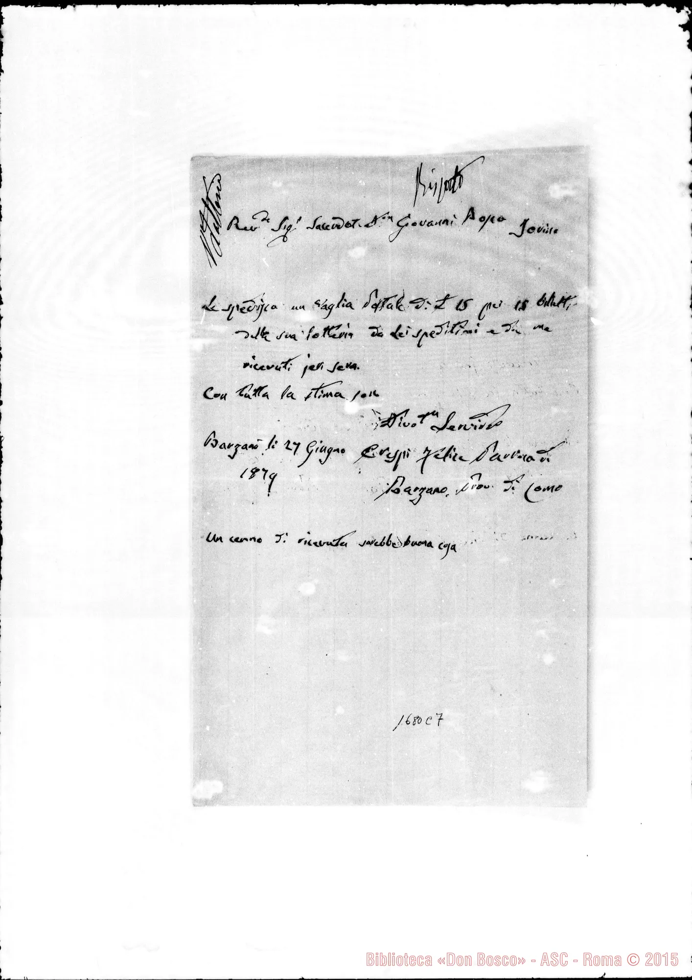 Fotogramma C 7 — Crespi Felice