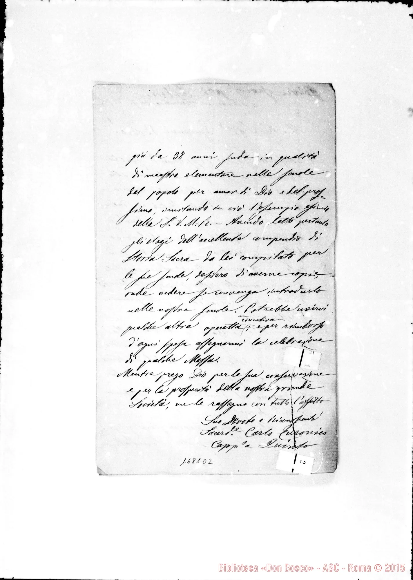 Fotogramma D 2 — Curonico Carlo-Bosco