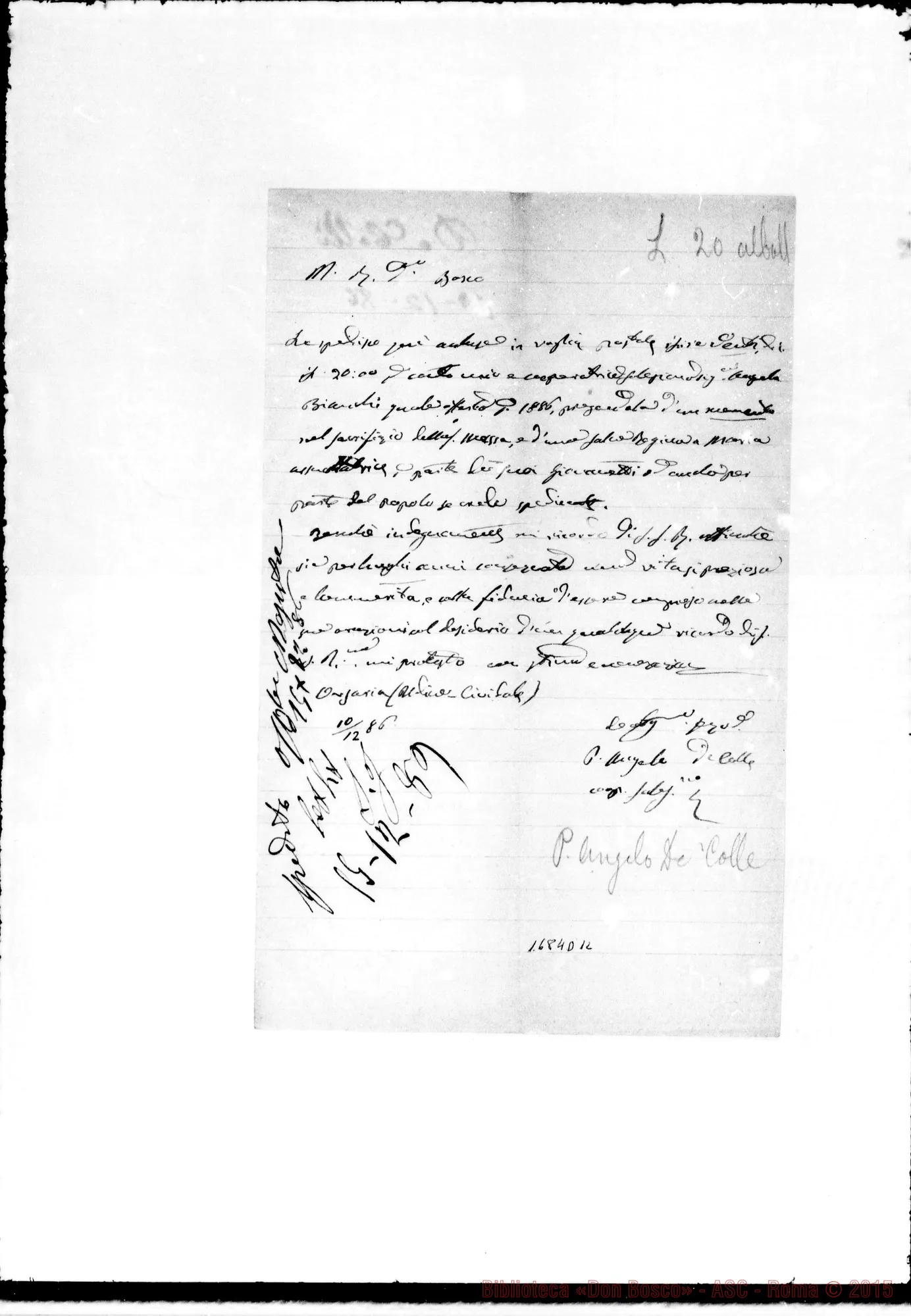 Fotogramma D 12 — De Colle Angelo-Bosco