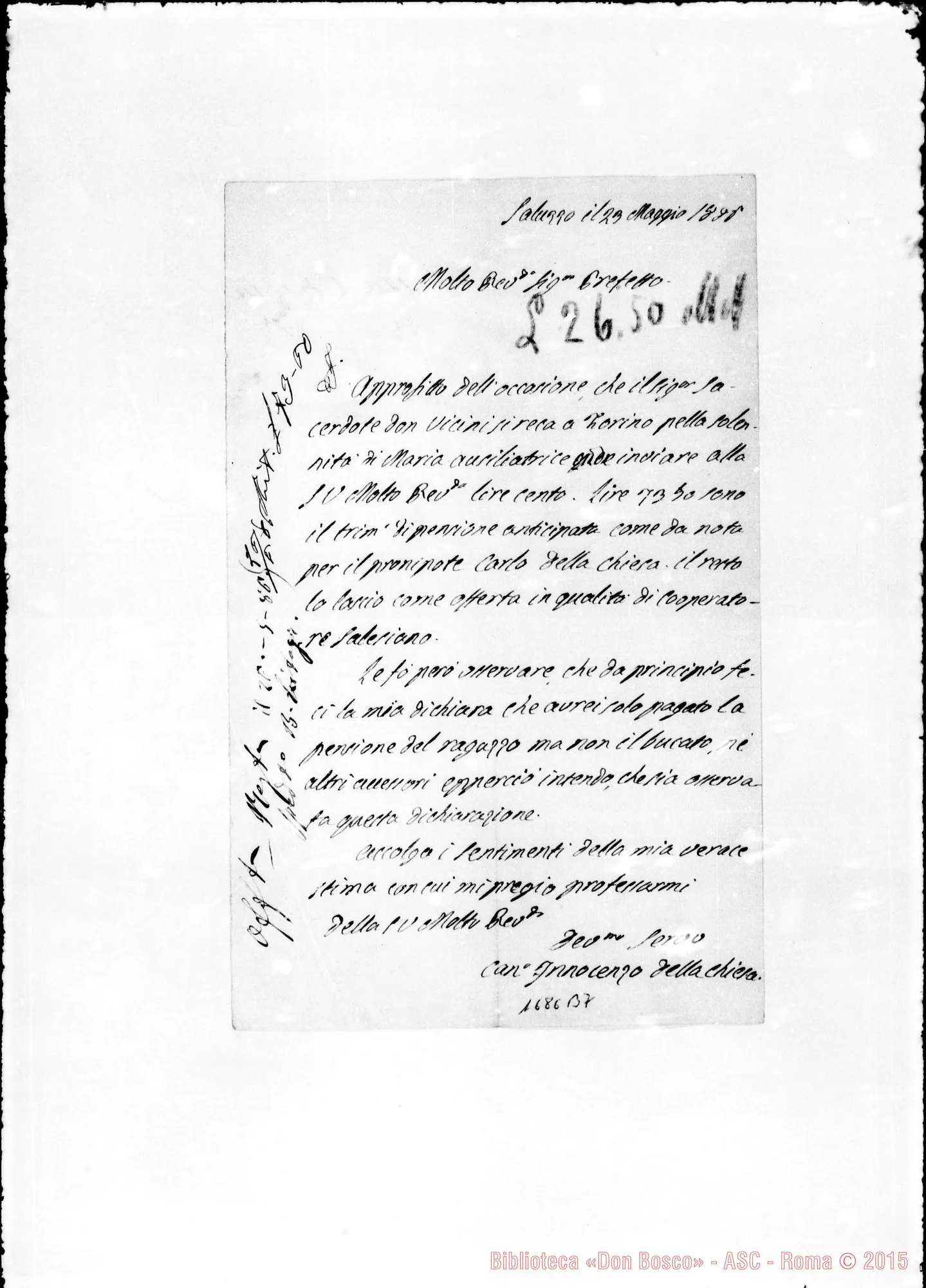 Fotogramma B 7 — Della Chiesa Innocenzo