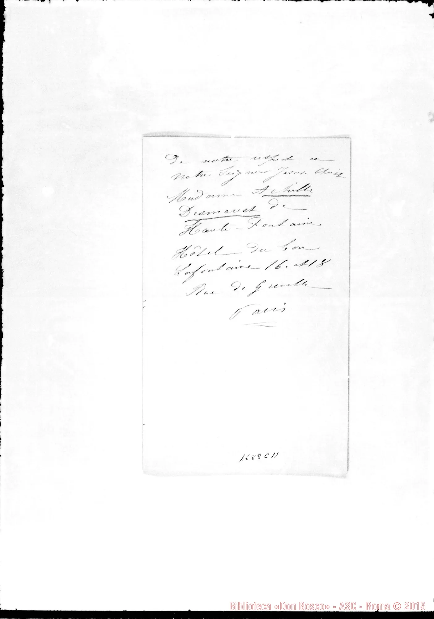 Fotogramma C 11 — Desmarets Achille