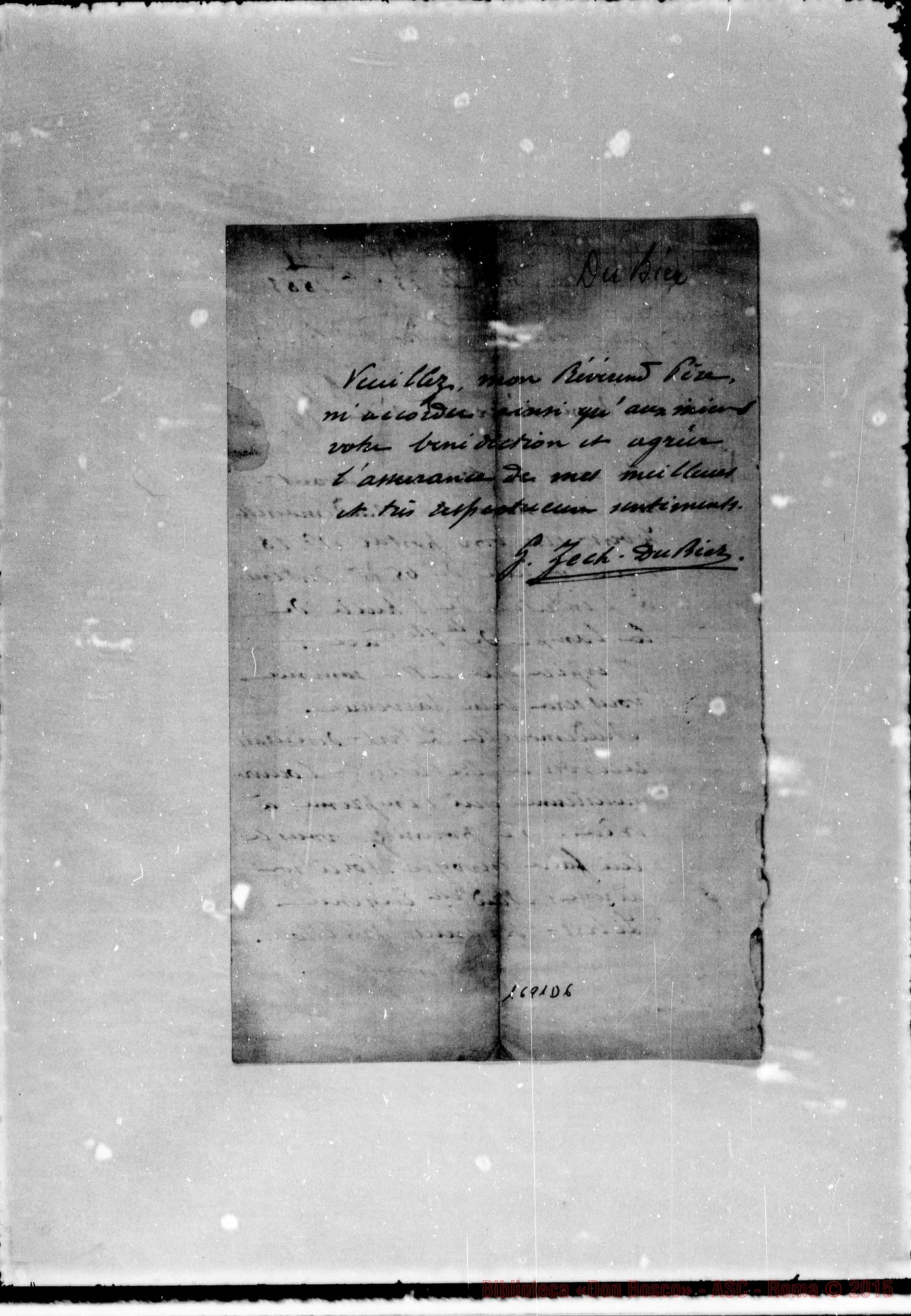 Fotogramma D 6 — Dubier G. Zech