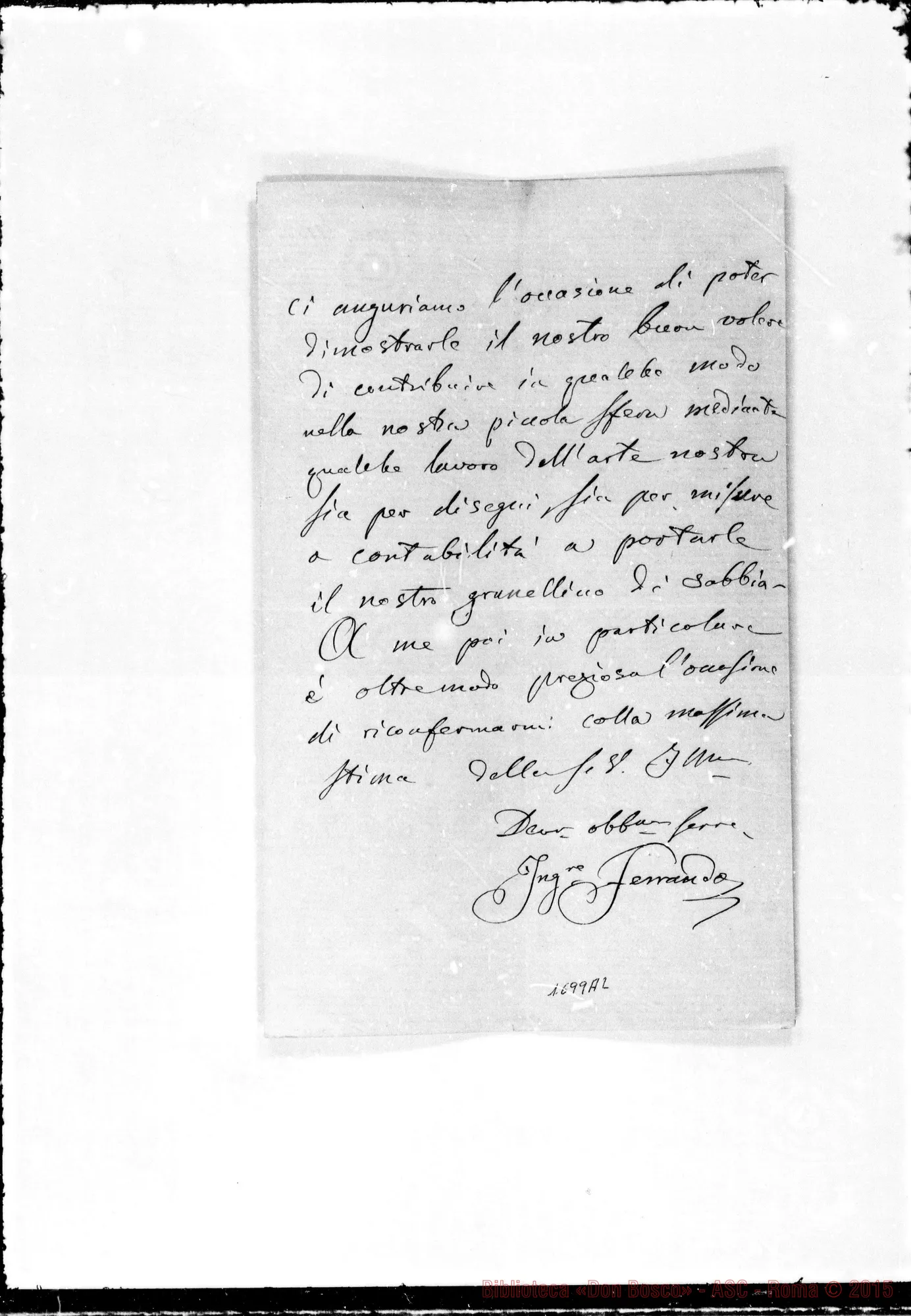 Fotogramma A 2 — Ferrando Giovanni-Bosco