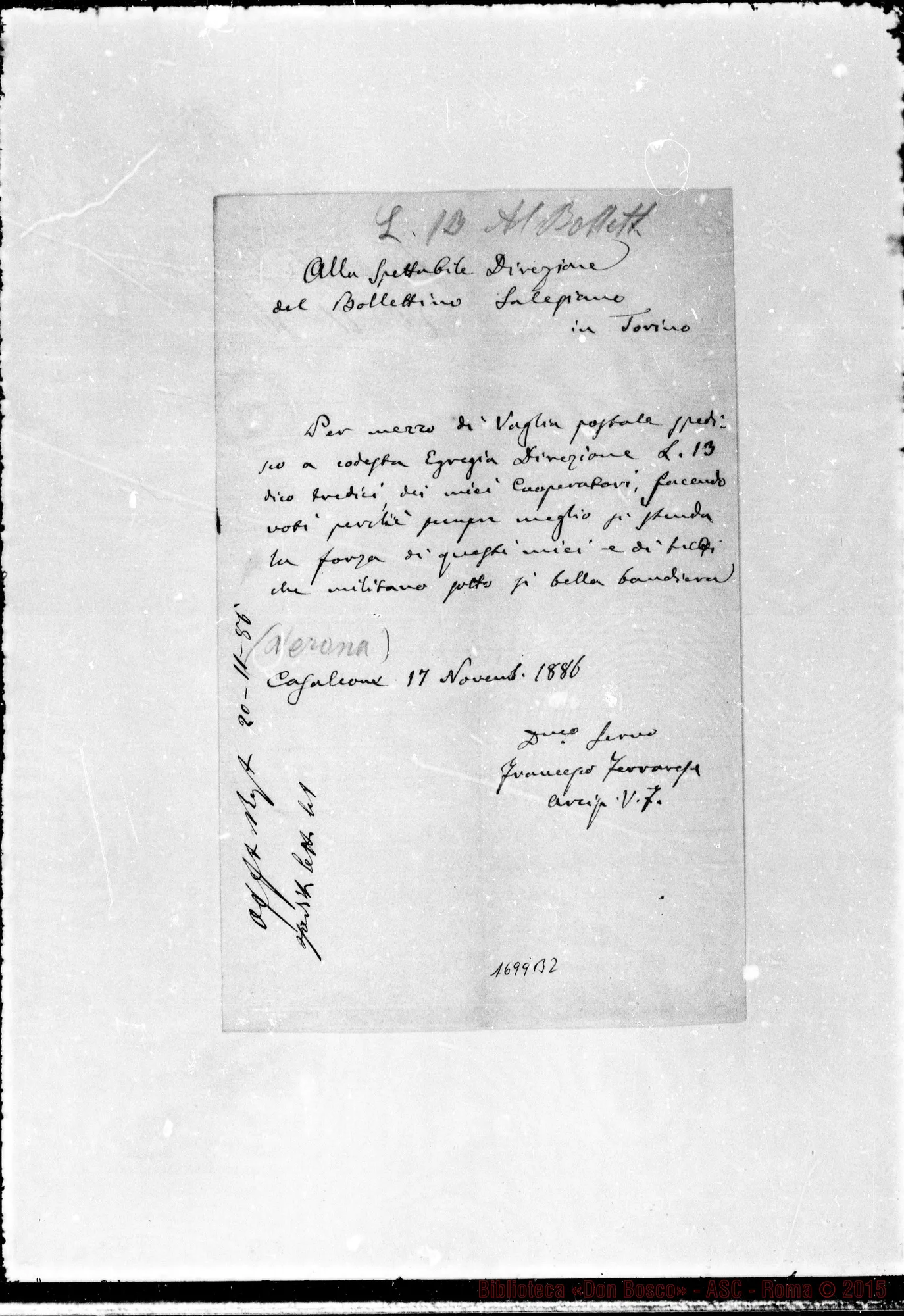 Fotogramma B 2 — Ferrarese Francesco