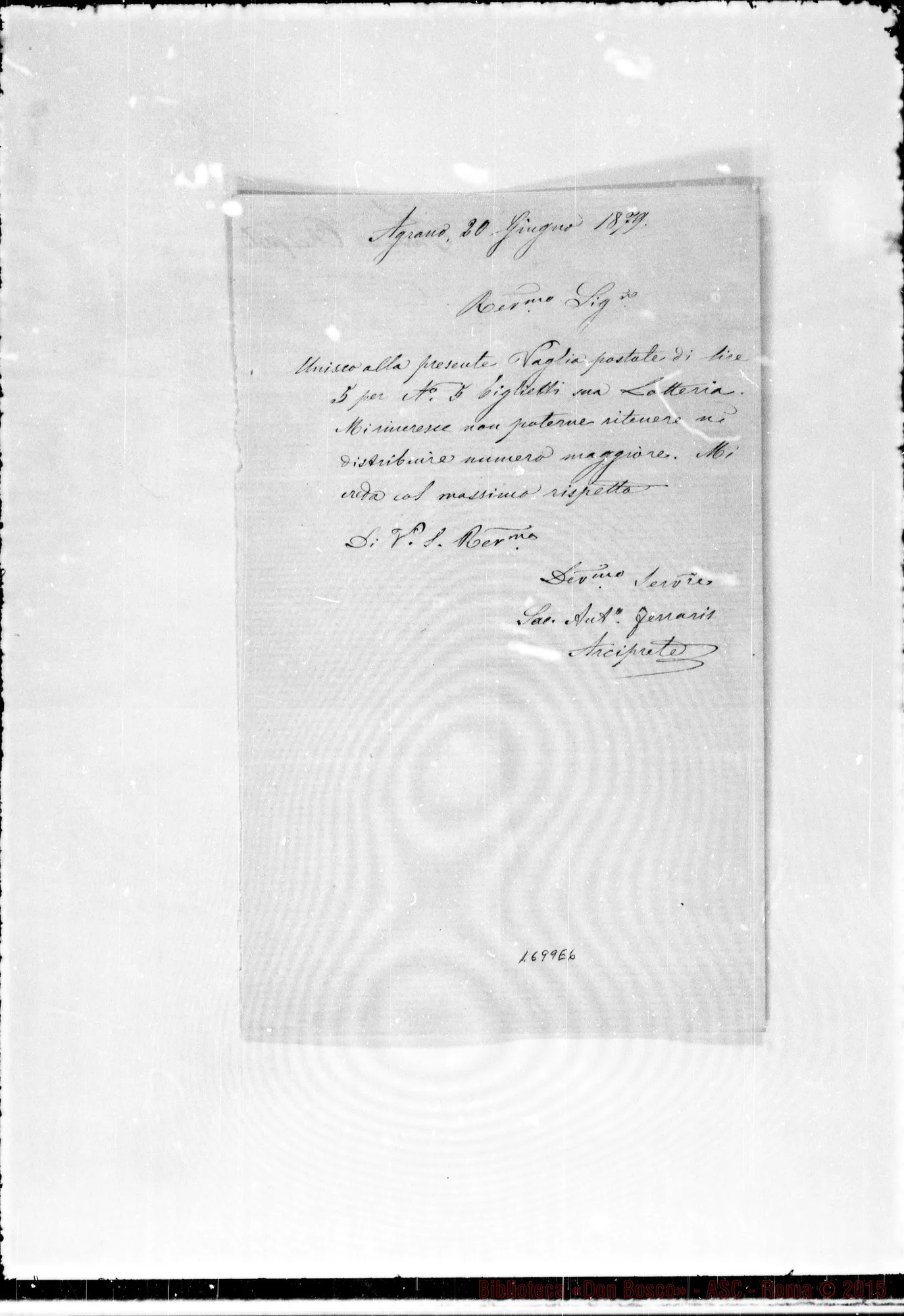 Fotogramma E 6 — Ferraris Antonio