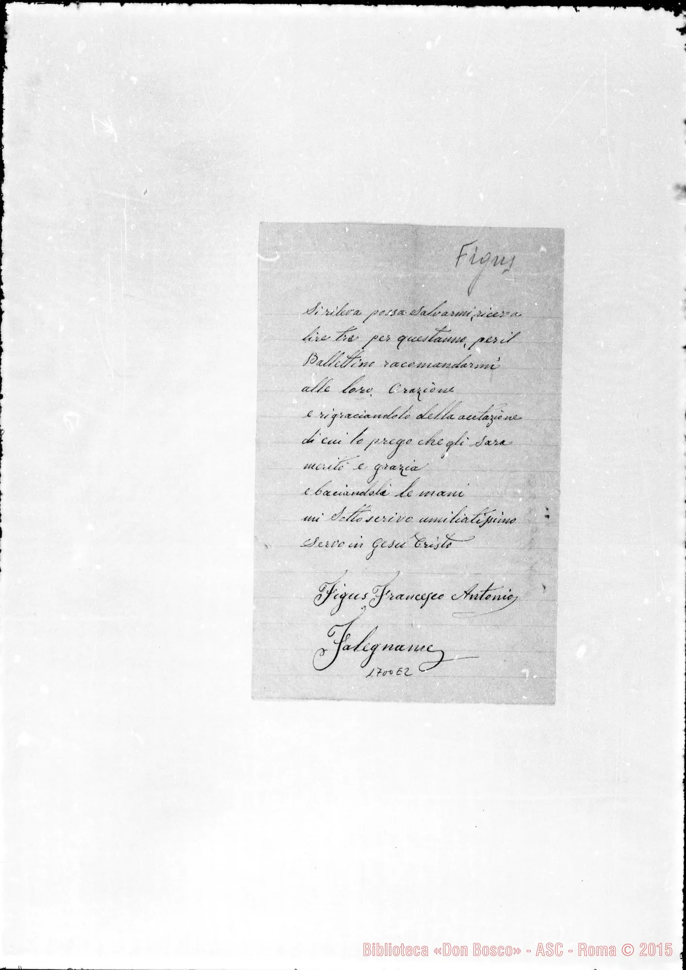 Fotogramma E 2 — Figus Francesco Antonio