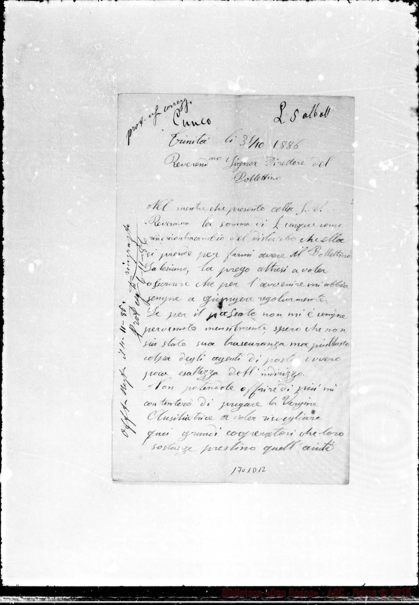 Fotogramma D 12 — Fissore Giuseppe