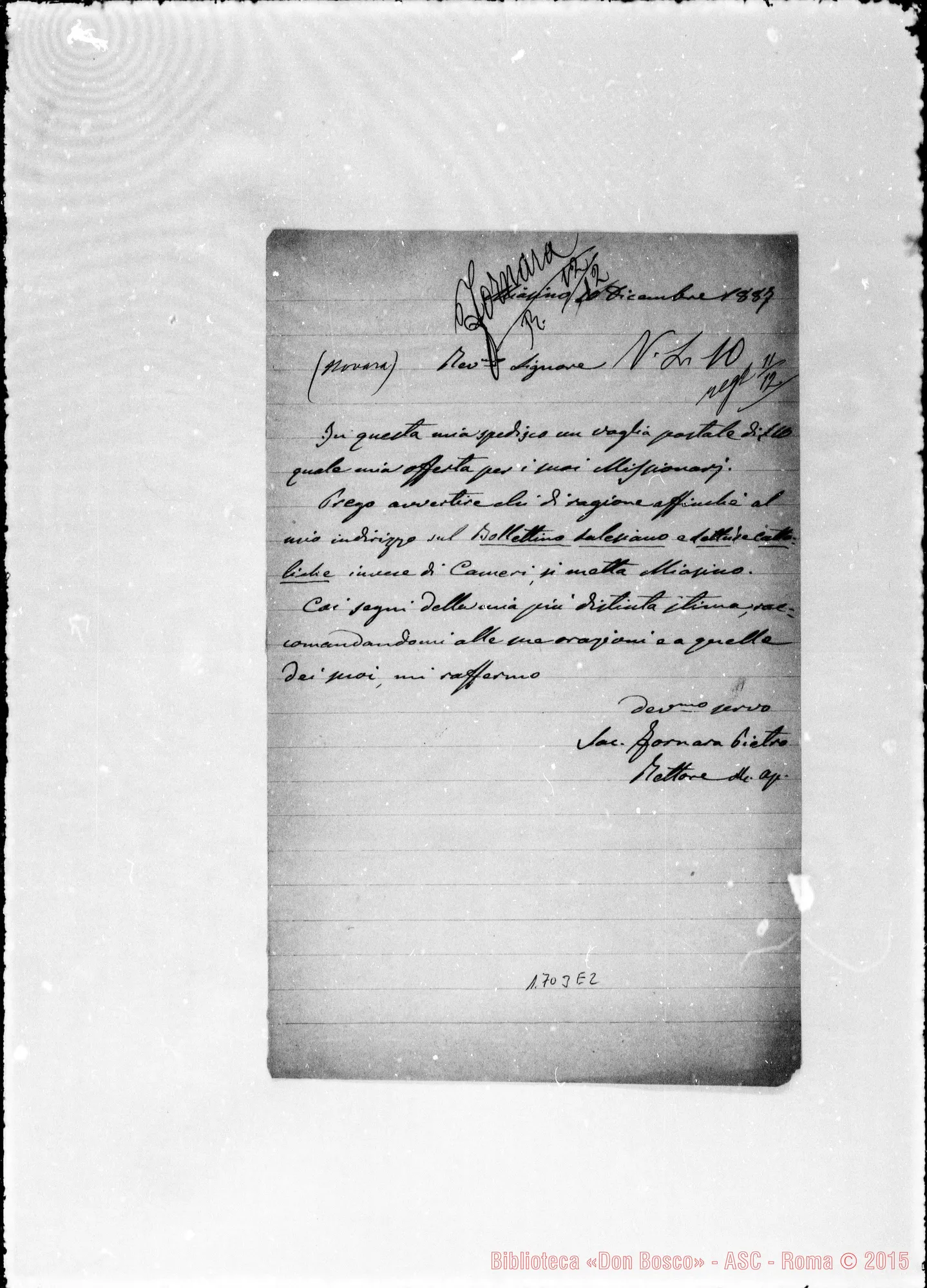 Fotogramma E 2 — Fornara Pietro (Miasino)