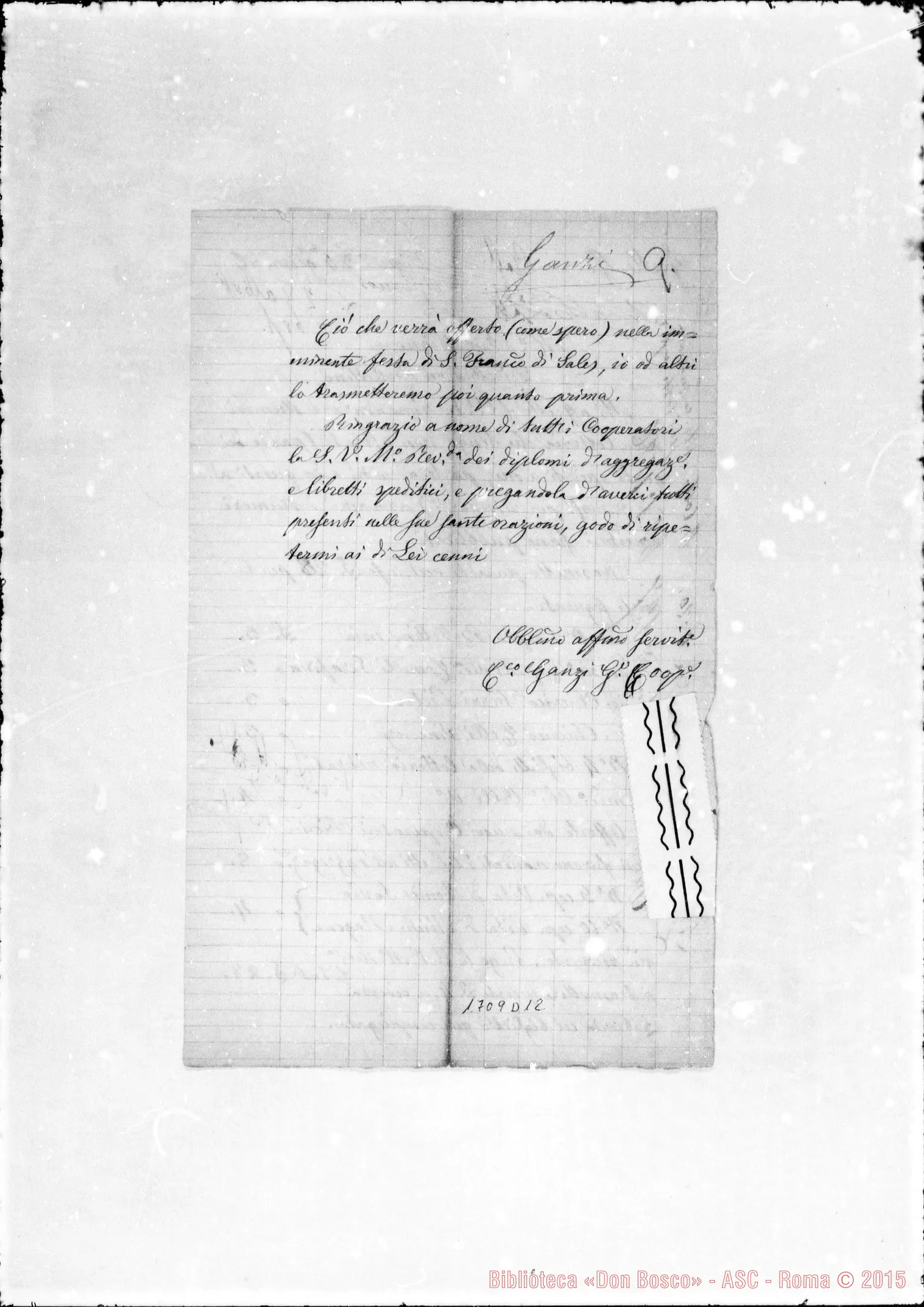 Fotogramma D 12 — Ganzi G.