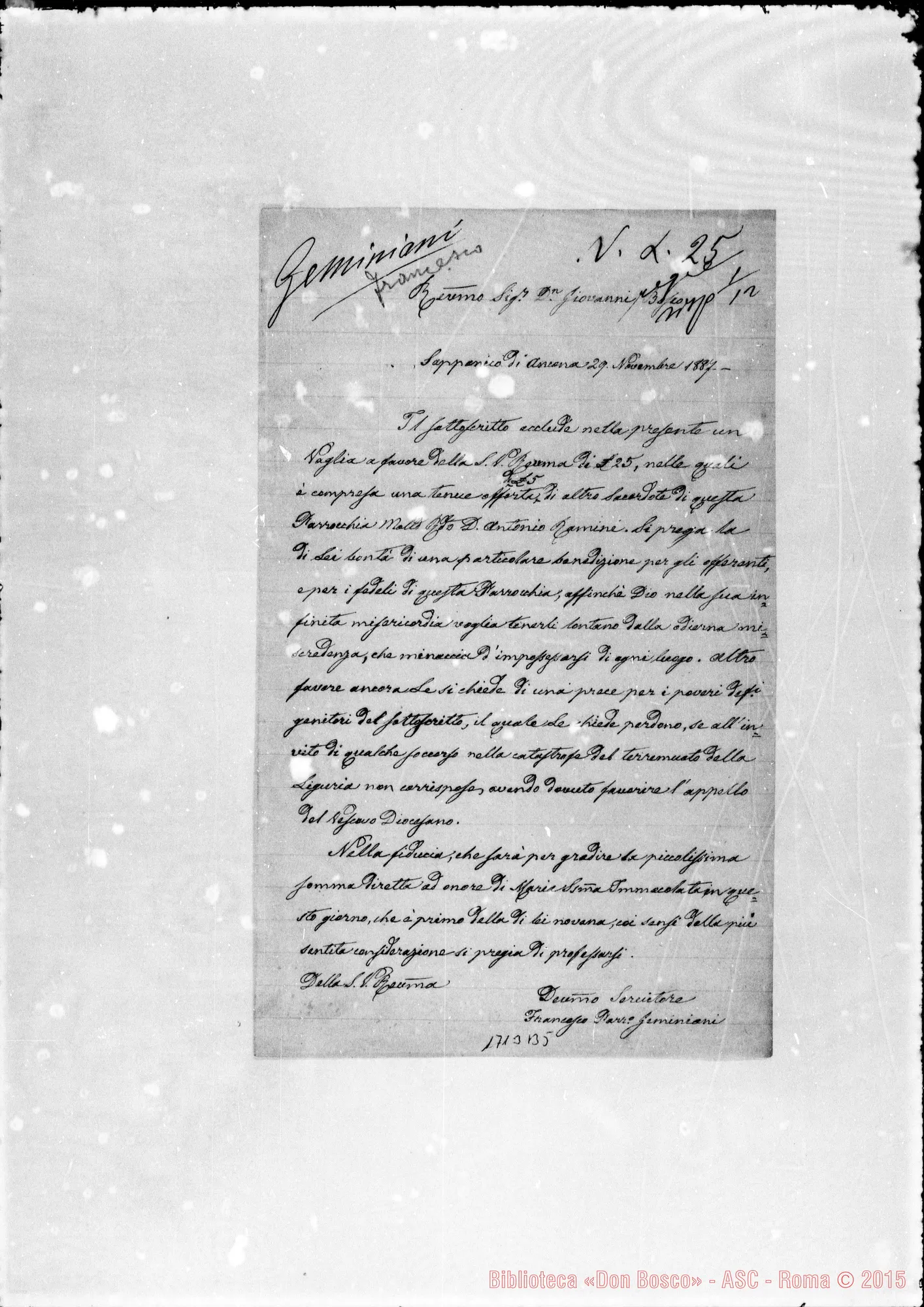 Fotogramma B 5 — Geminiani Francesco-Bosco