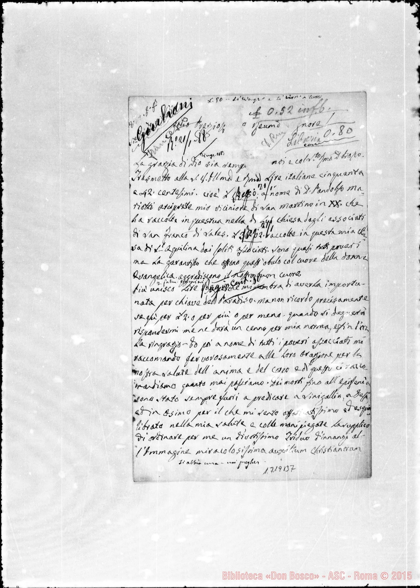 Fotogramma B 7 — Giuliani Francesco-Bosco