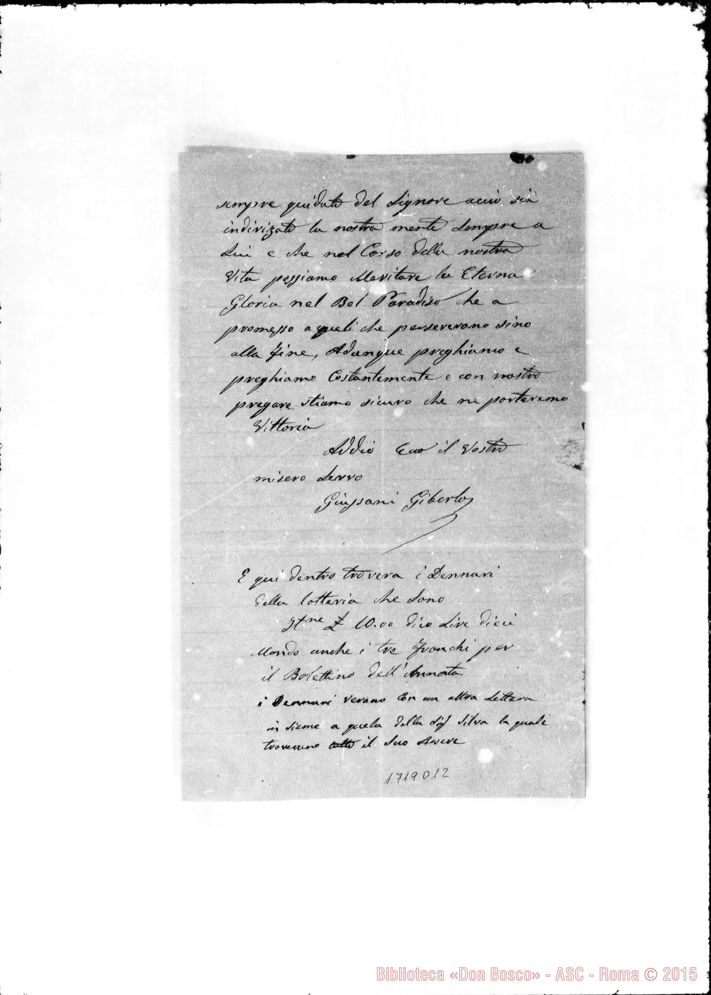Fotogramma D 12 — Giussani Gilberto