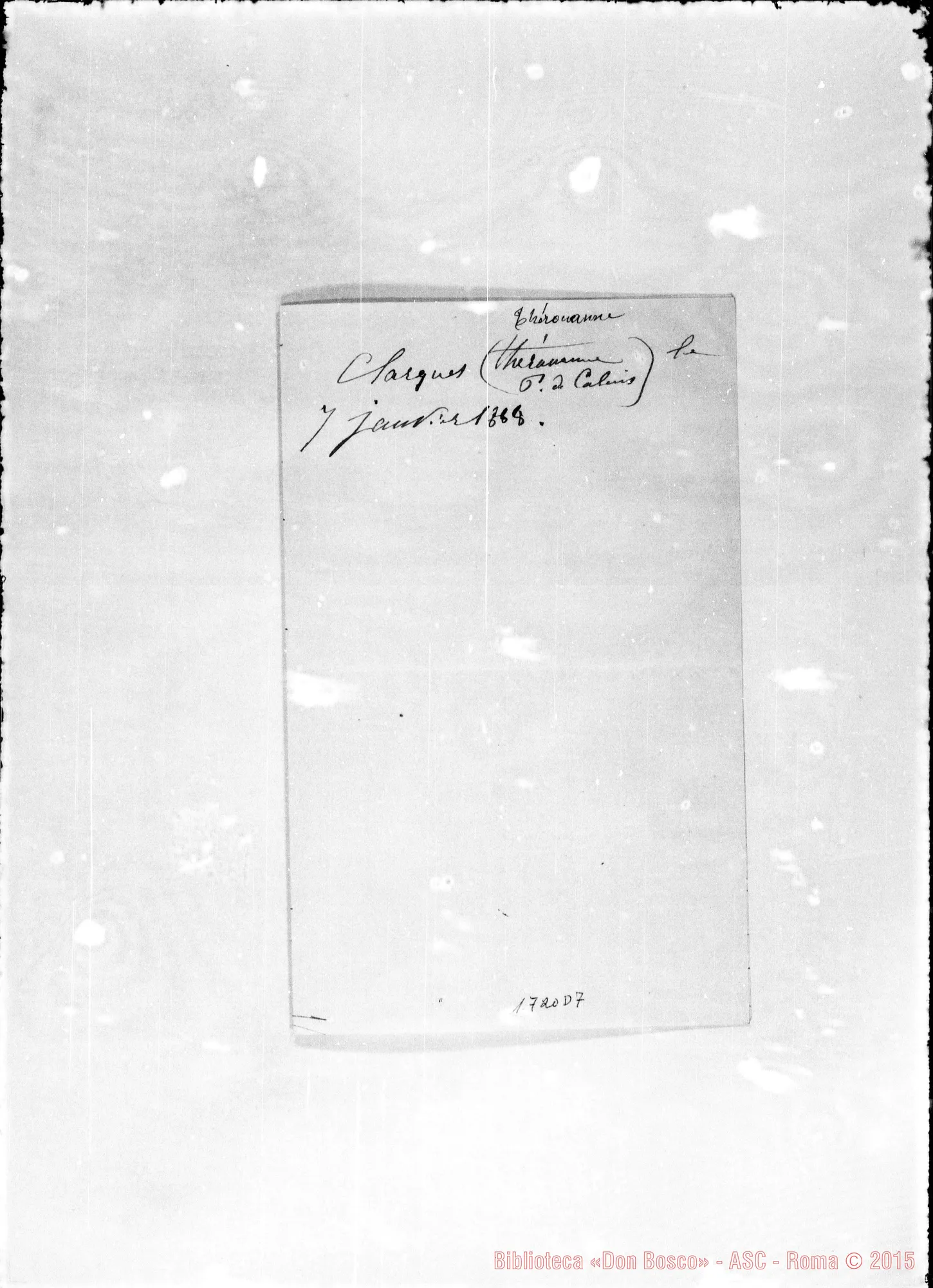 Fotogramma D 7 — Gournay Ang.